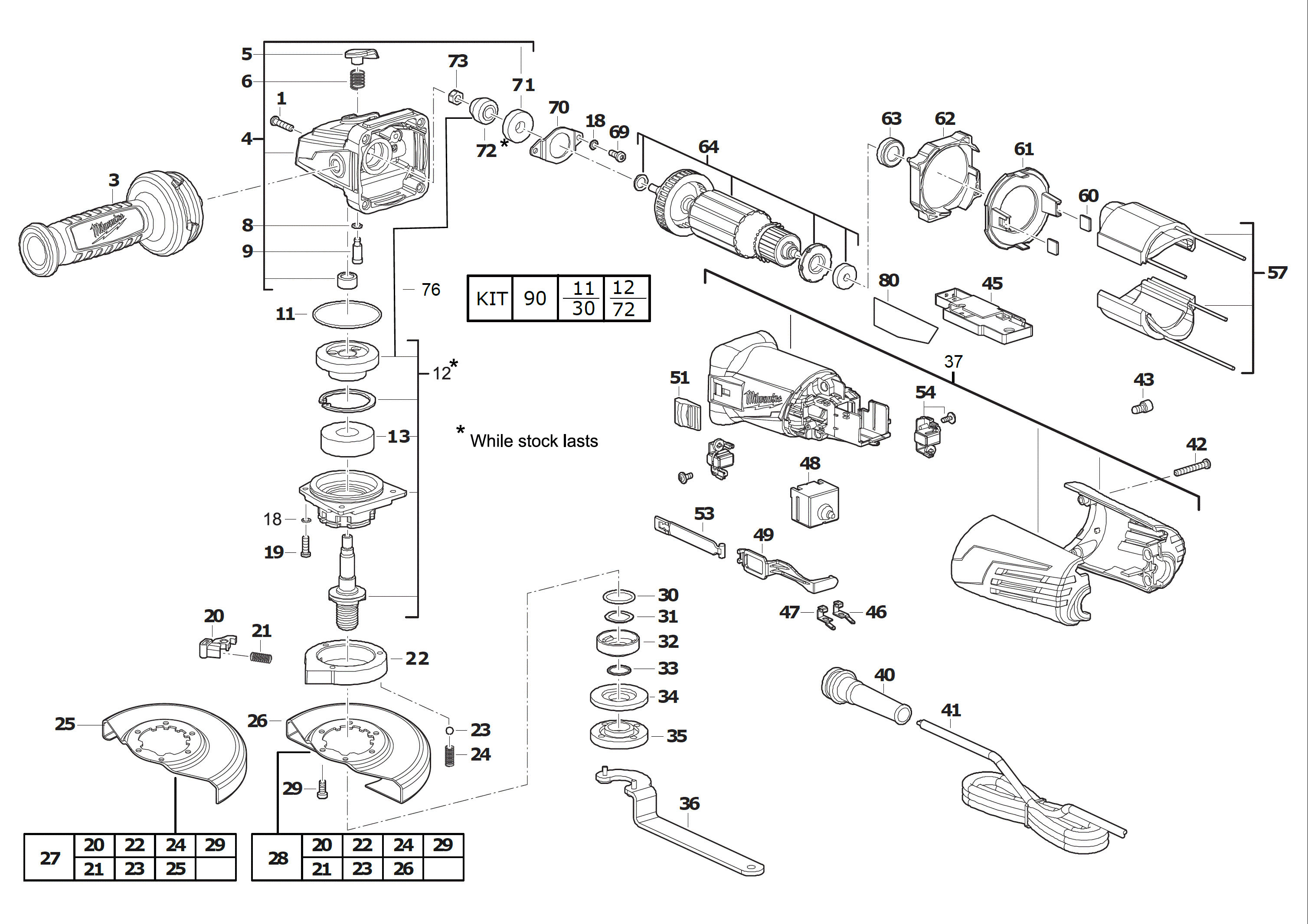 Spare Parts Diagram