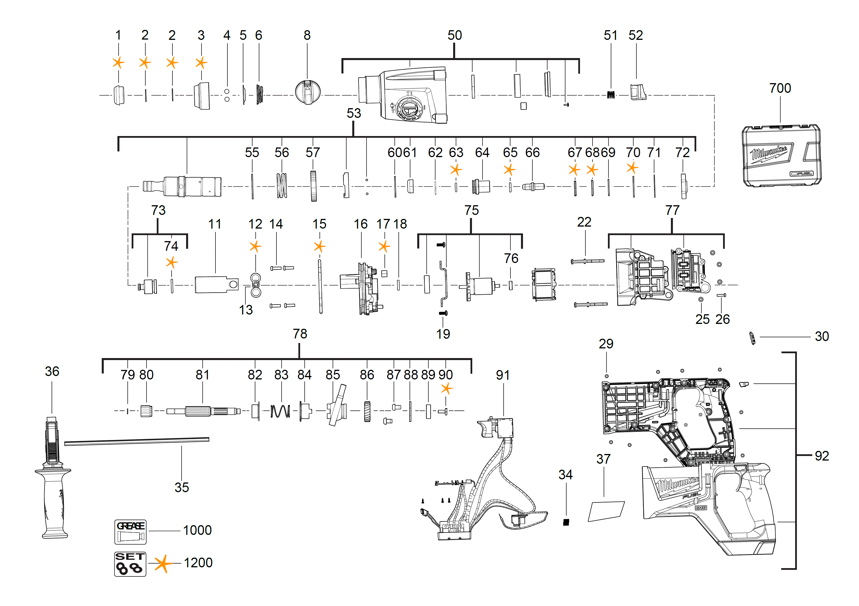 Spare Parts Diagram