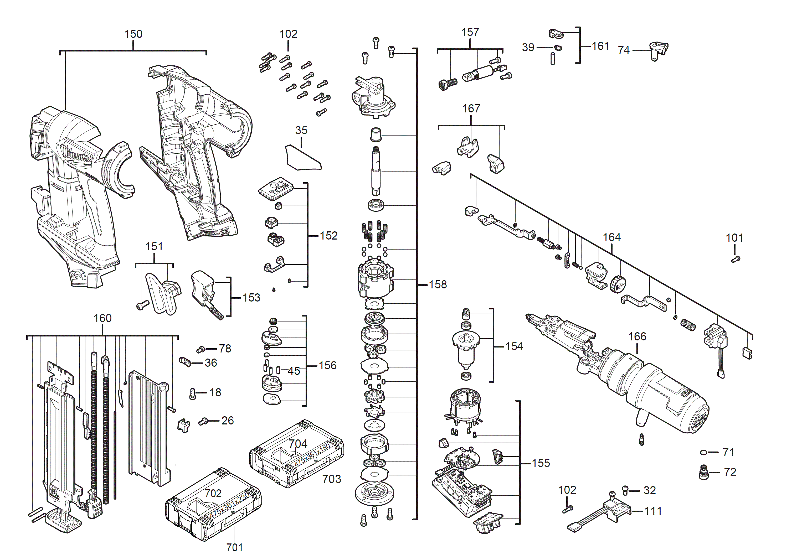 Spare Parts Diagram
