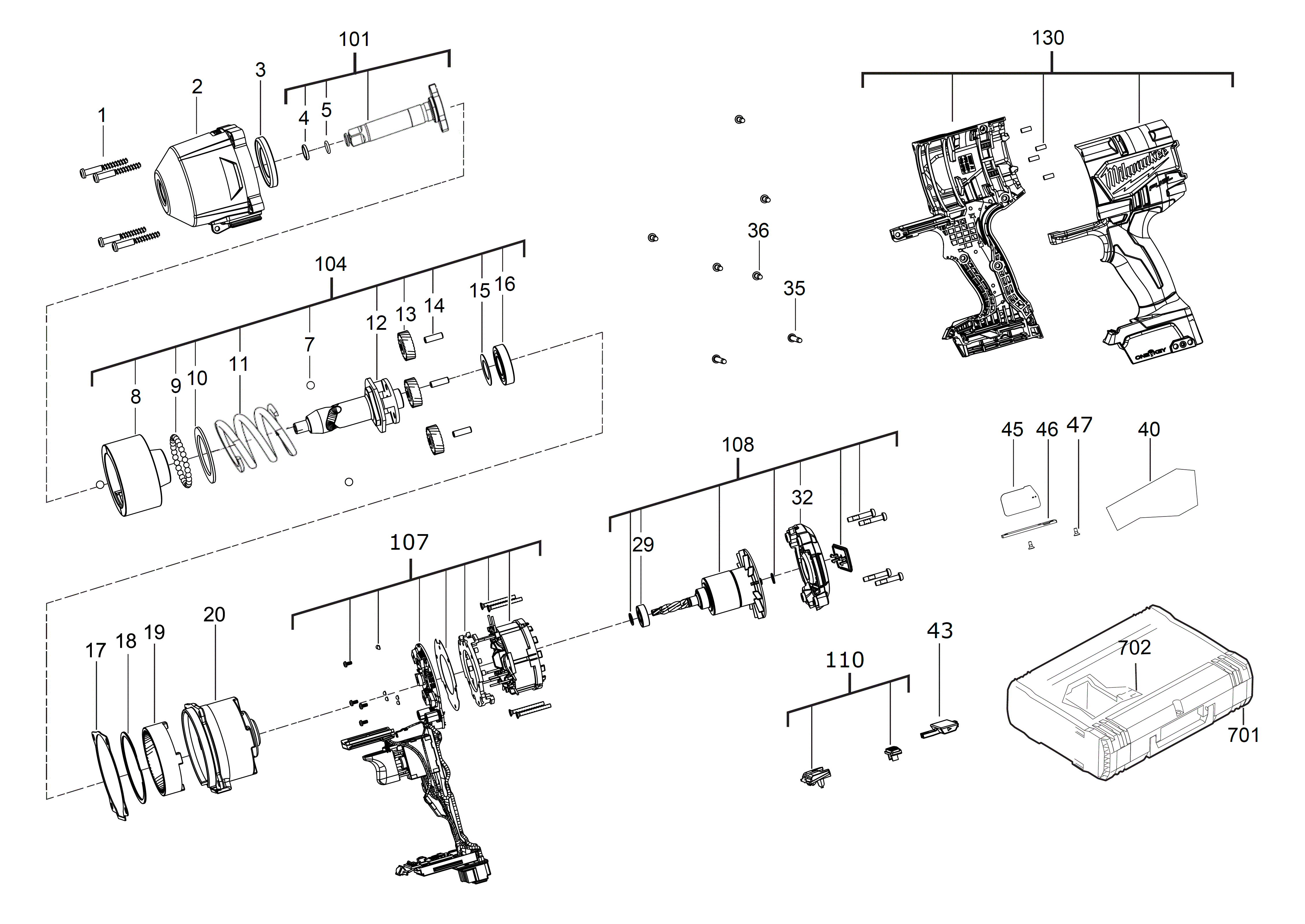 Spare Parts Diagram