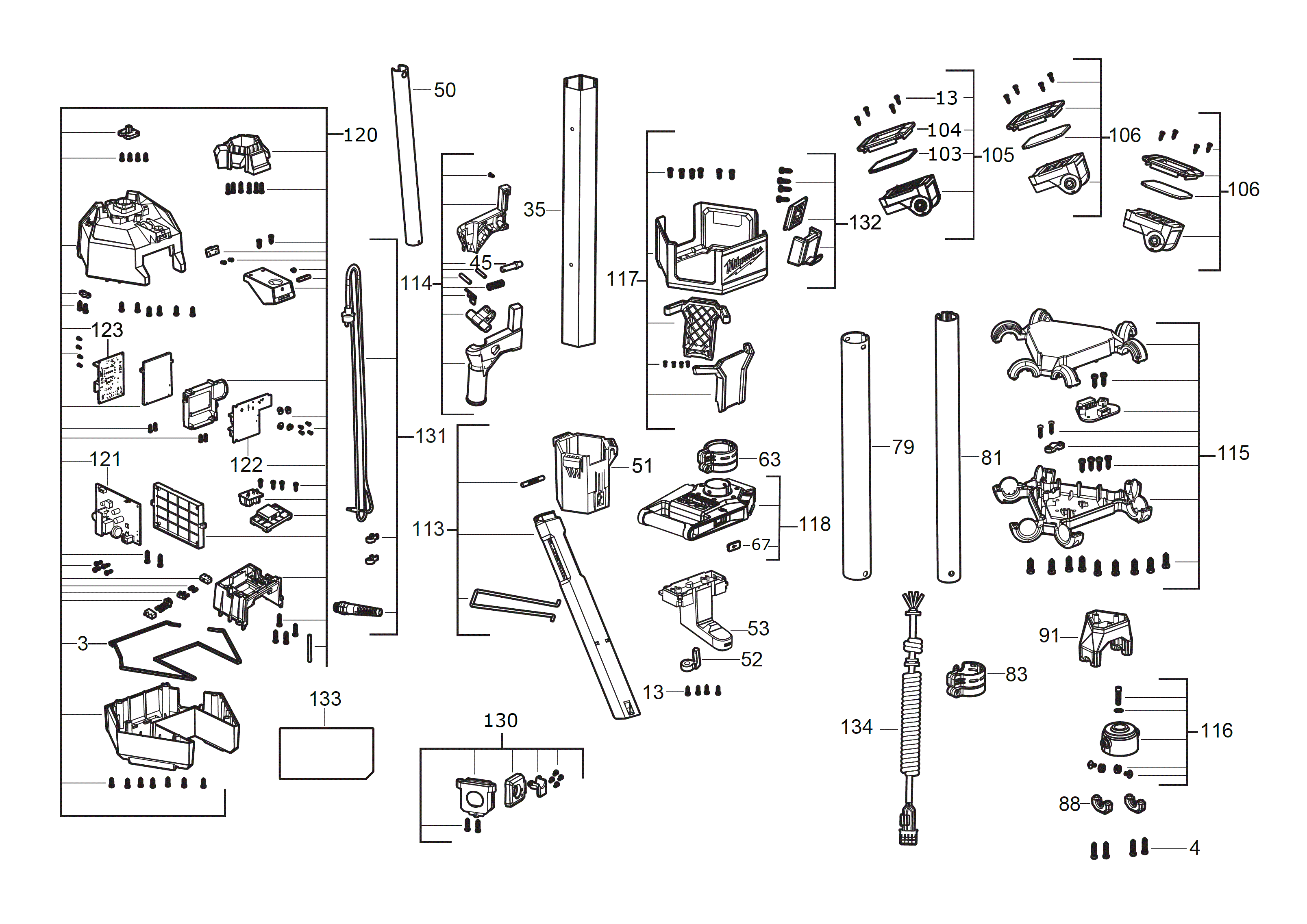 Spare Parts Diagram