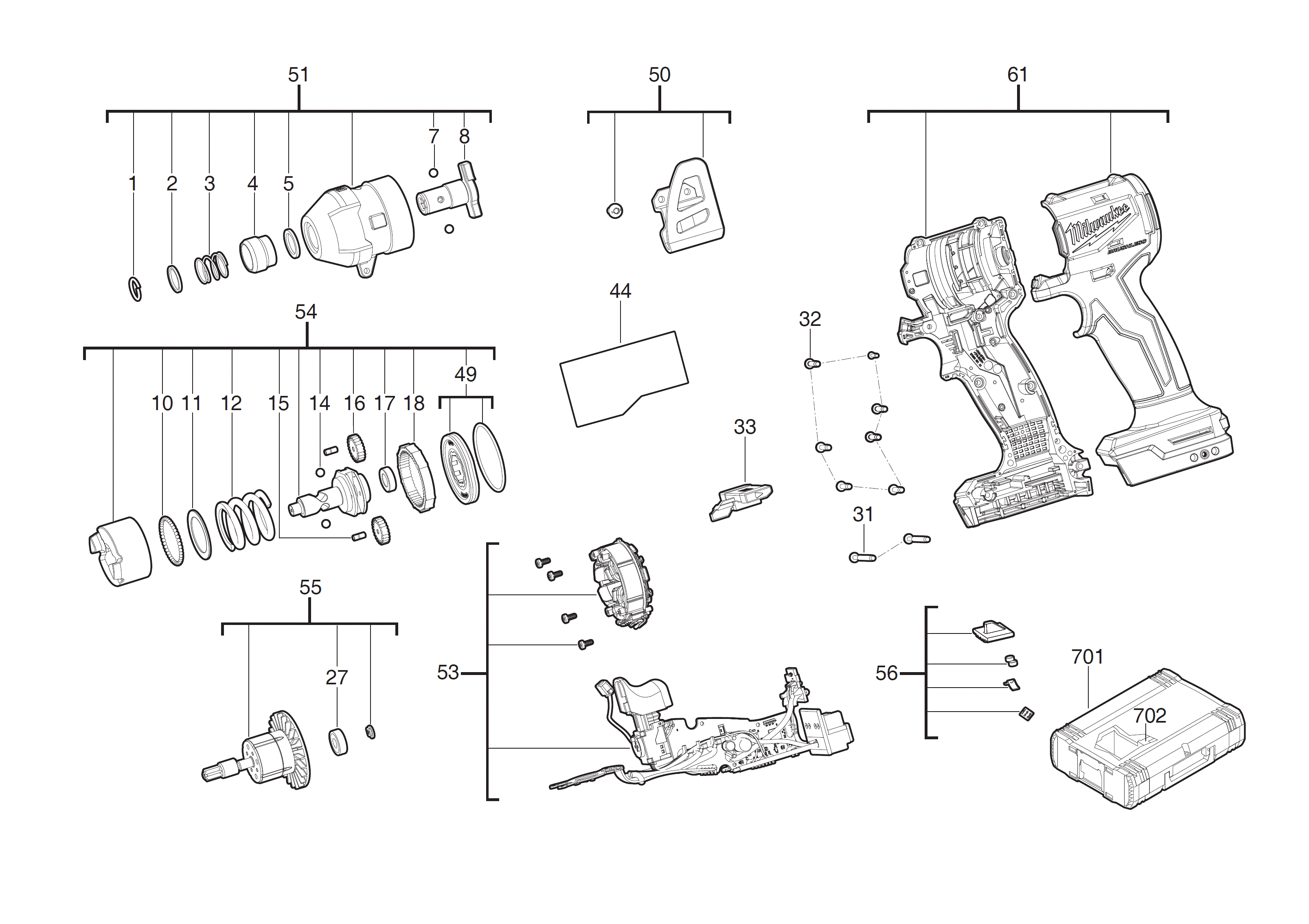 Spare Parts Diagram