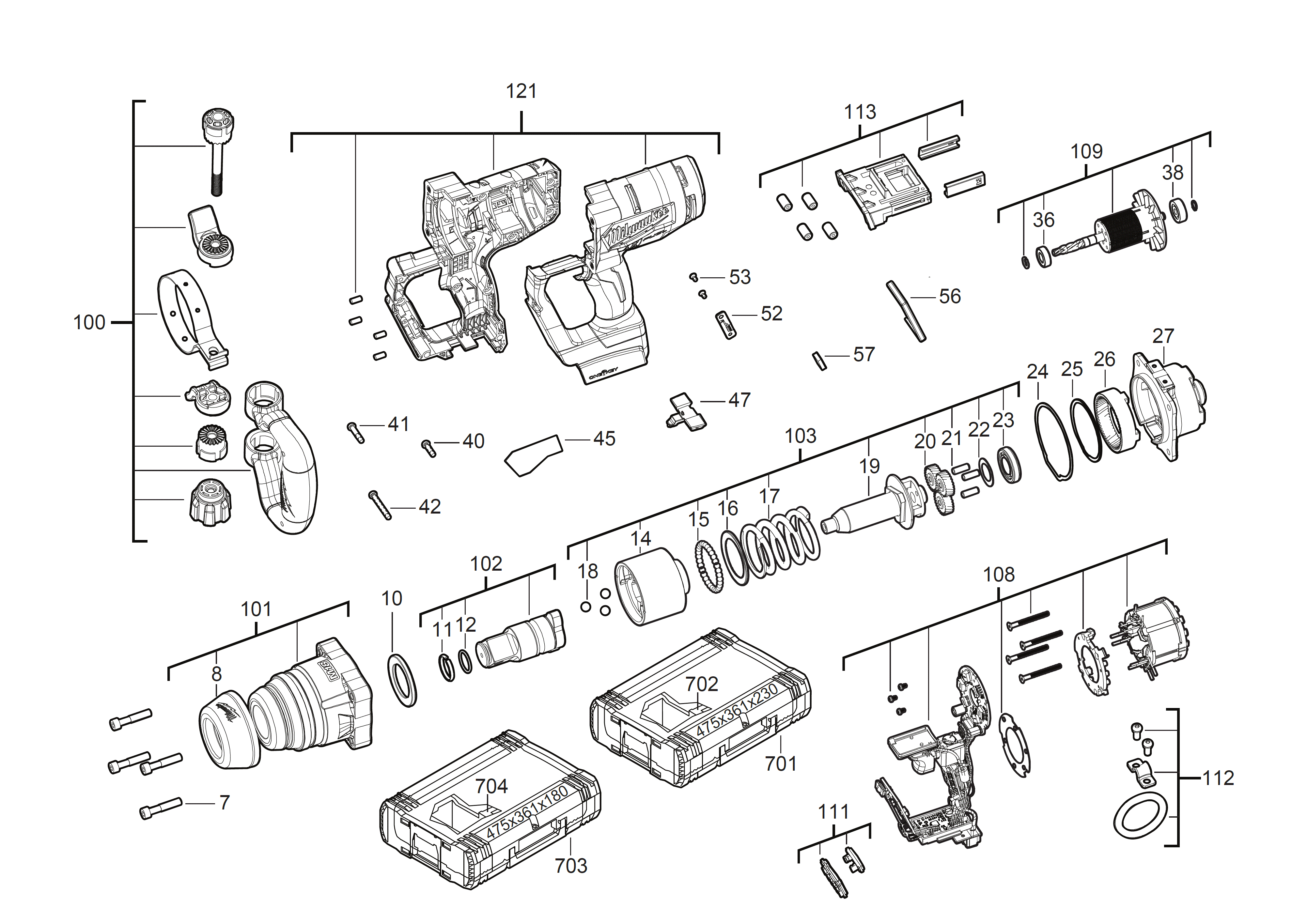 Spare Parts Diagram