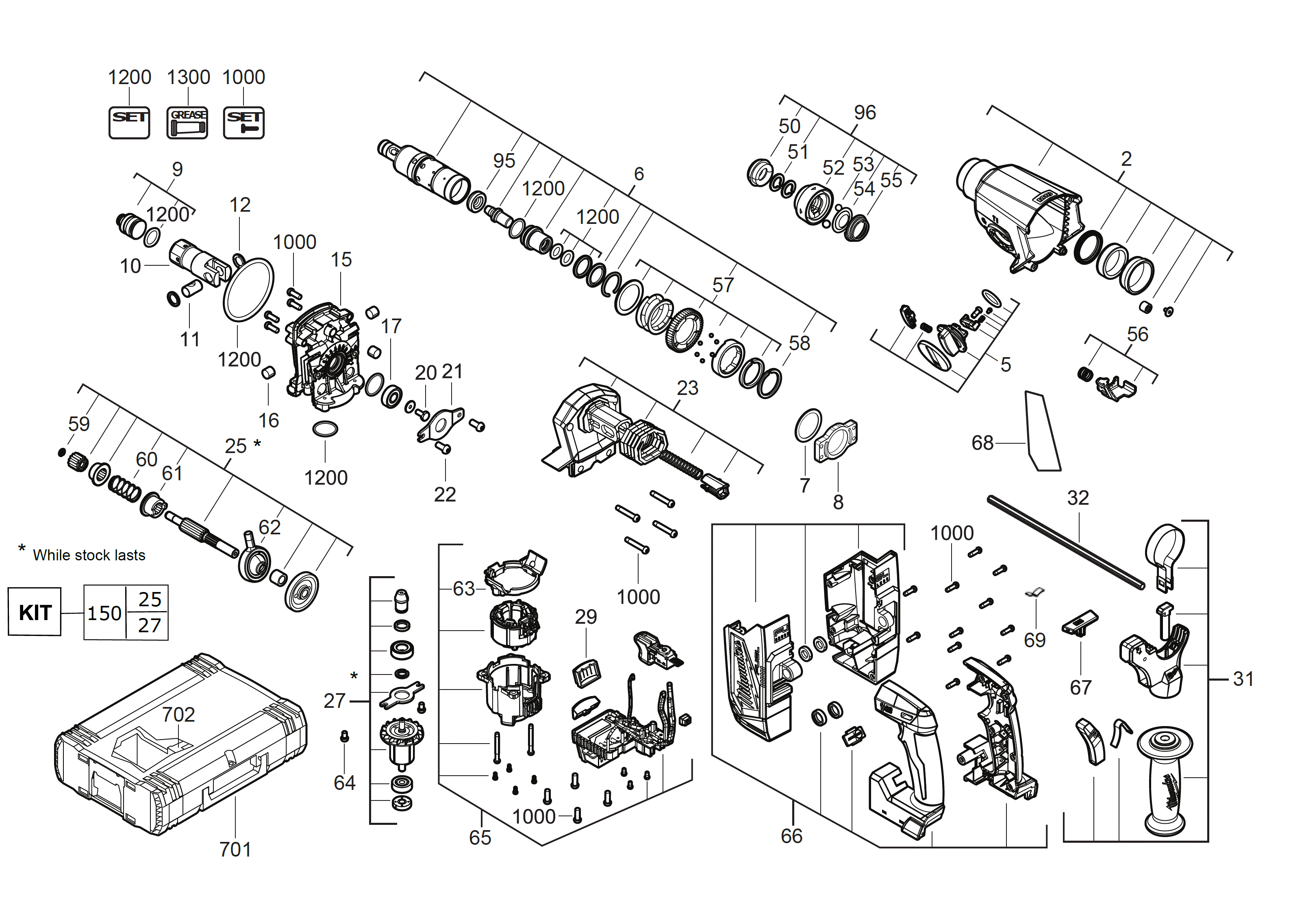 Spare Parts Diagram