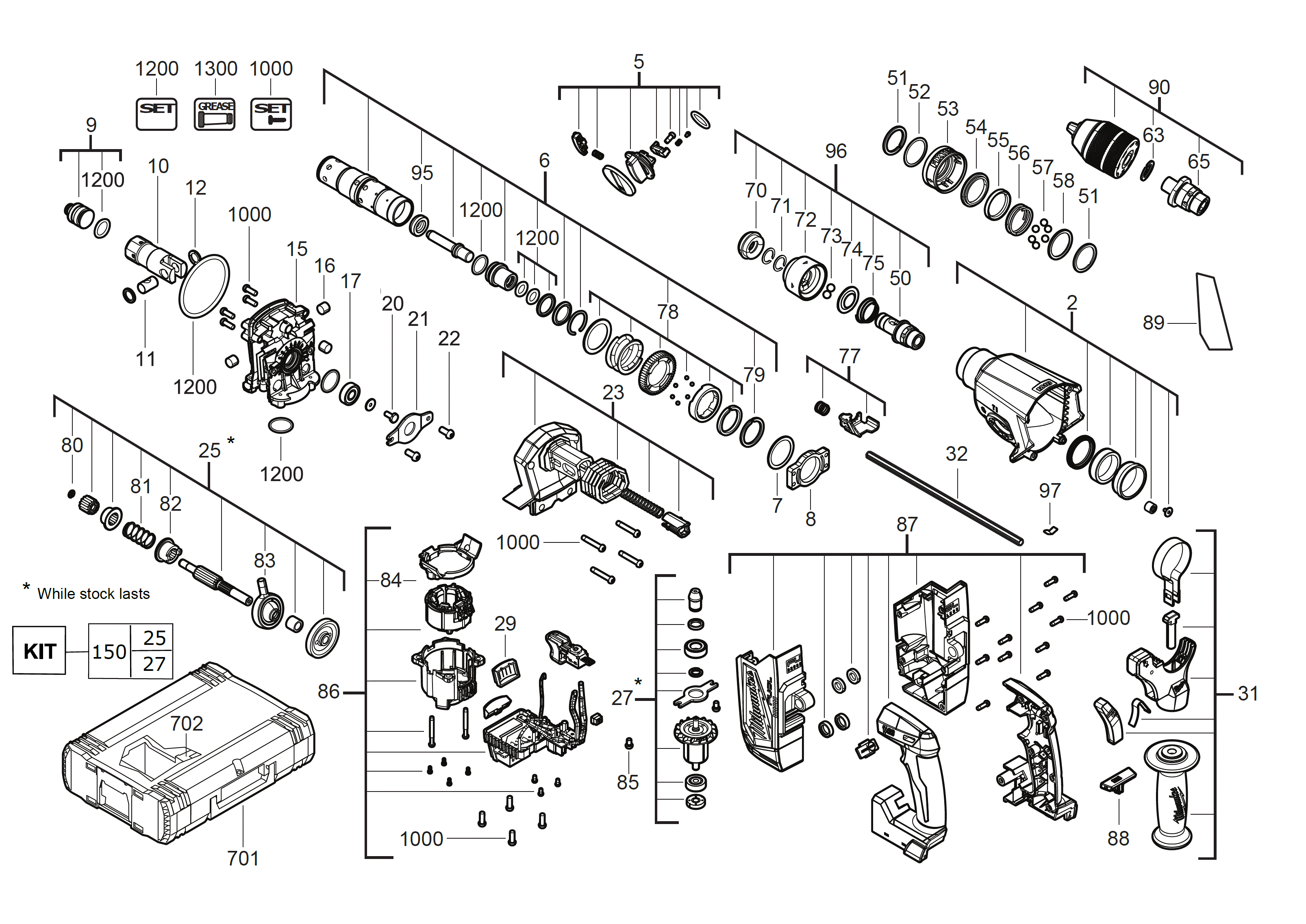 Spare Parts Diagram