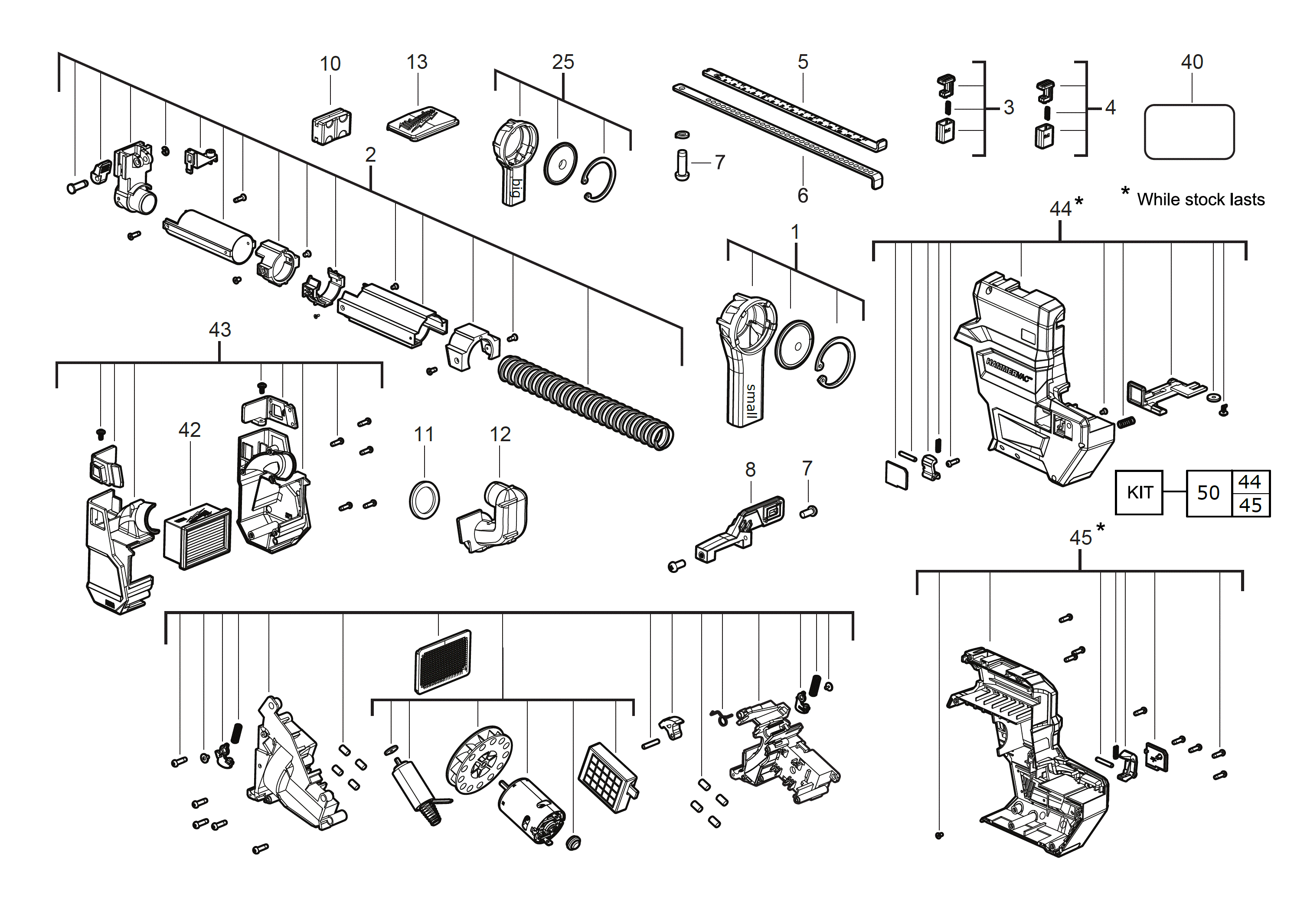 Spare Parts Diagram