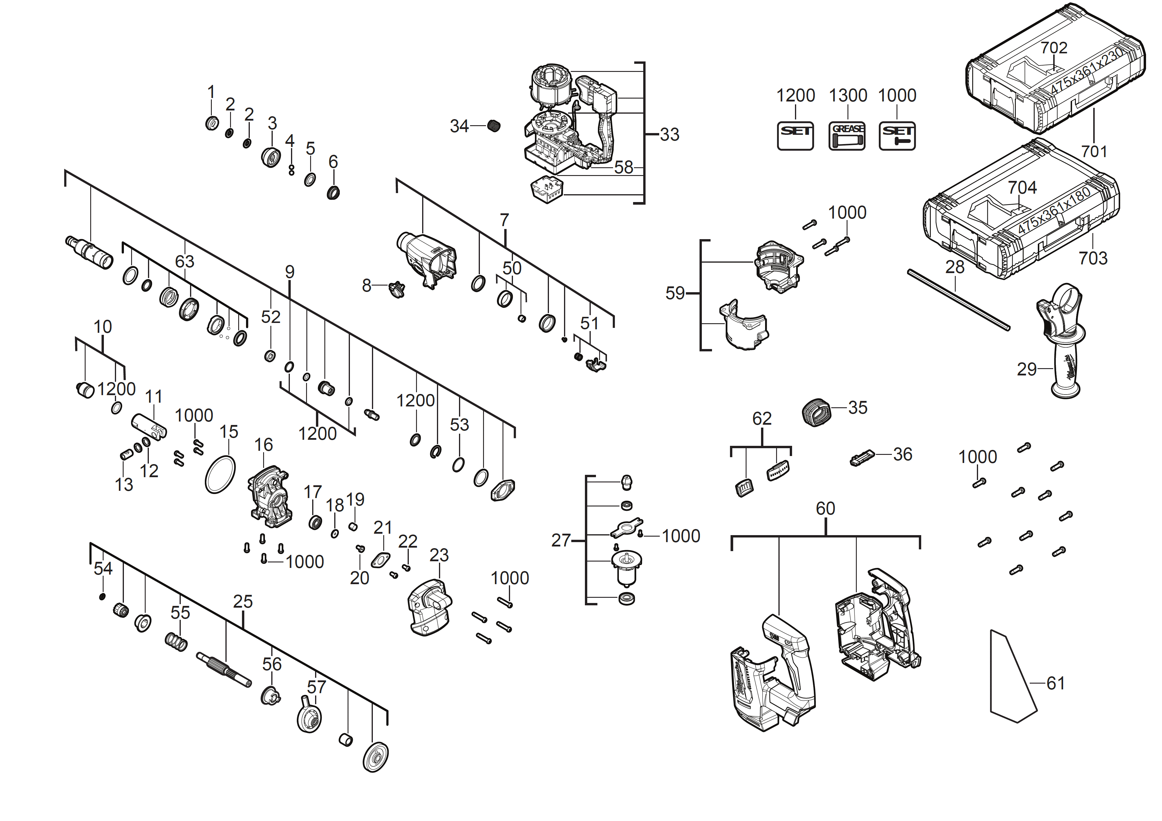 Spare Parts Diagram