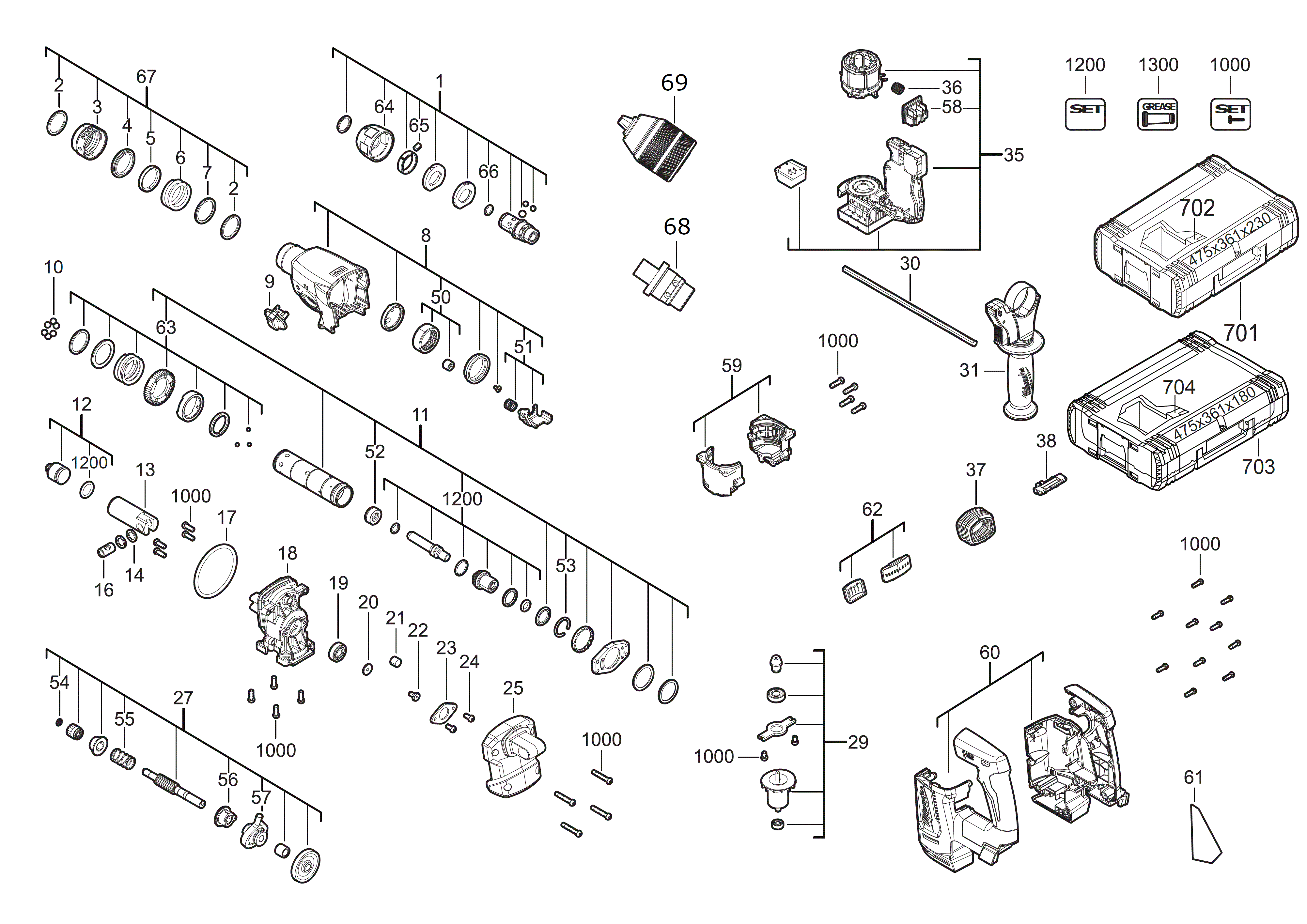 Spare Parts Diagram