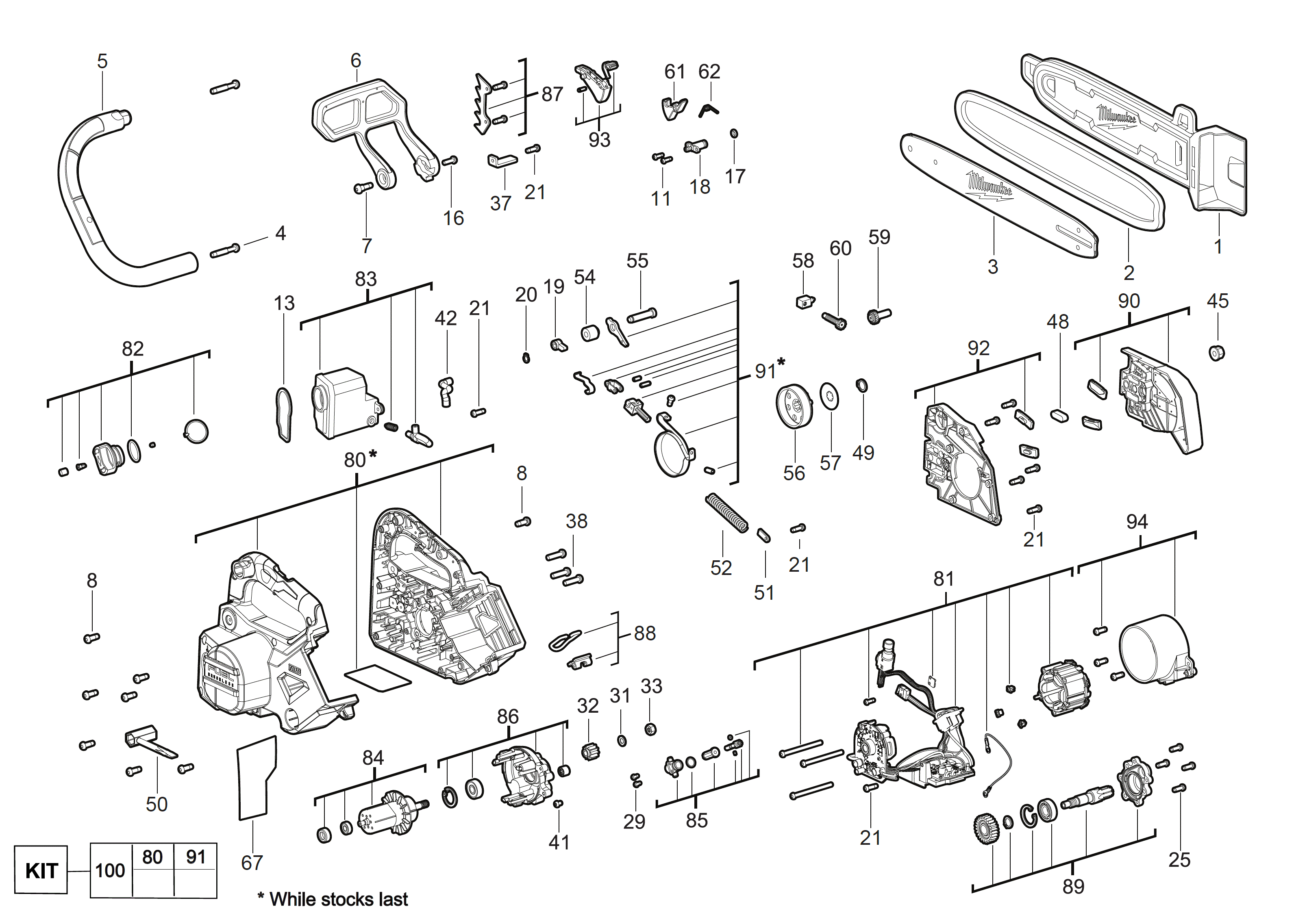 Spare Parts Diagram