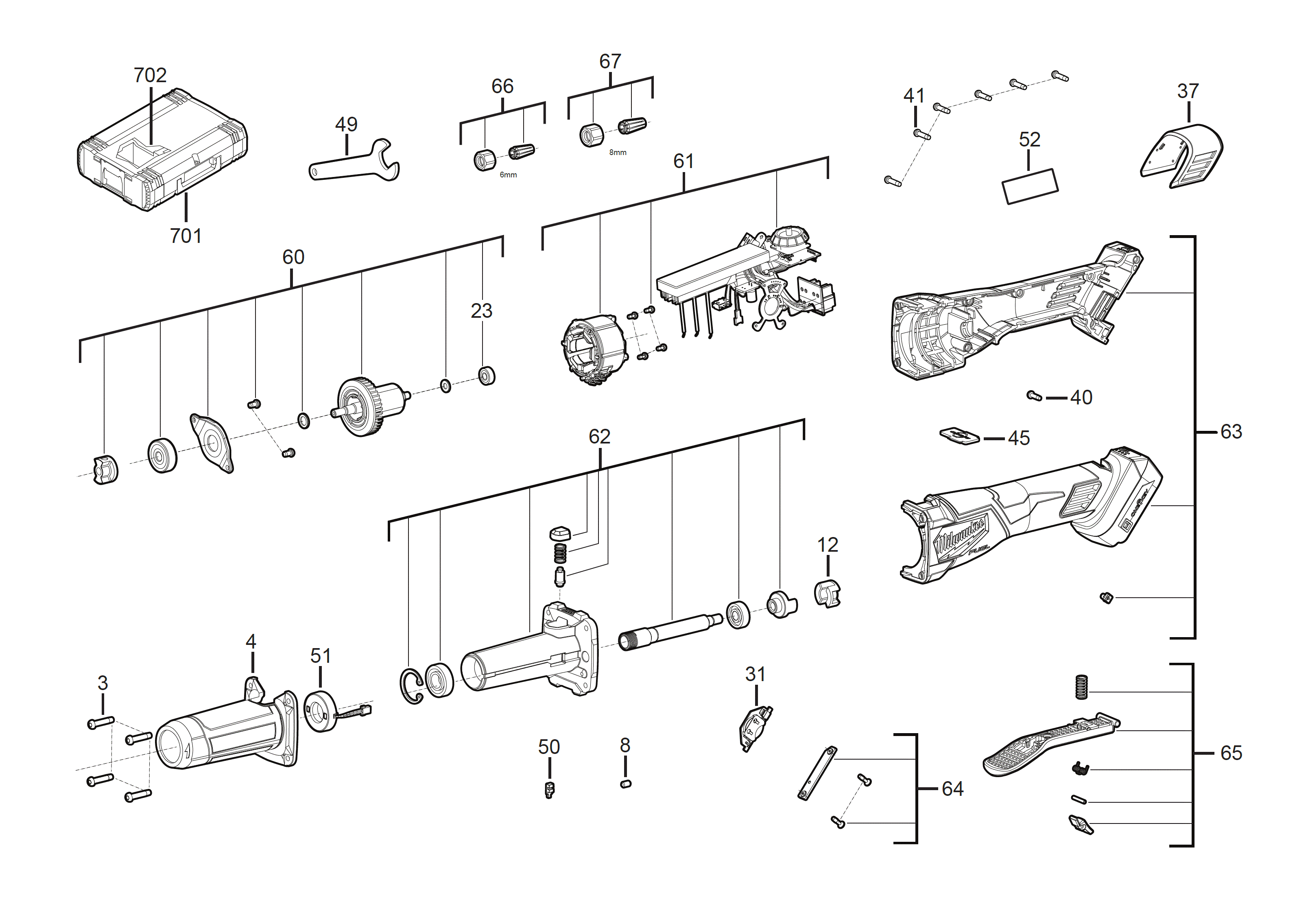 Spare Parts Diagram