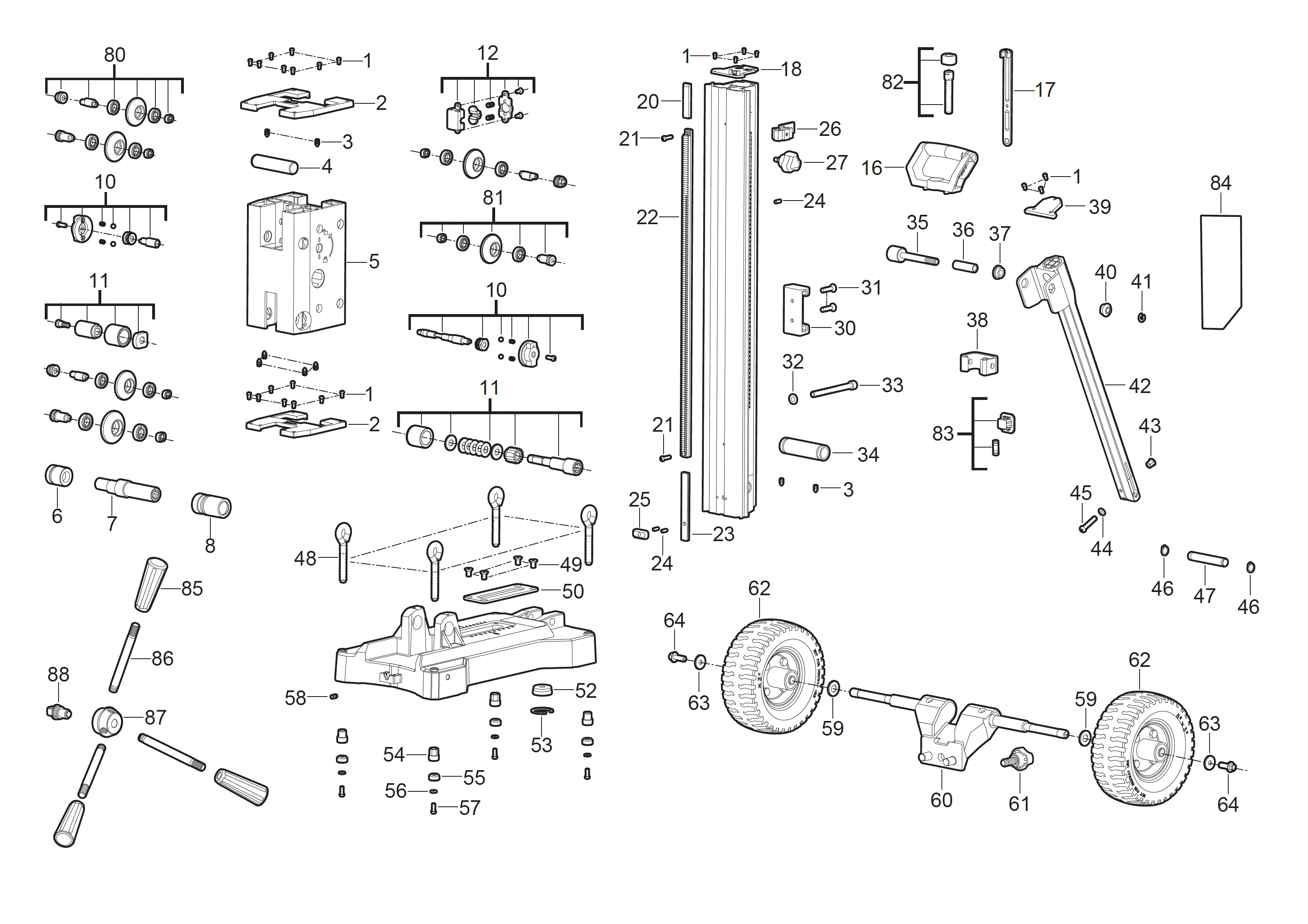 Spare Parts Diagram