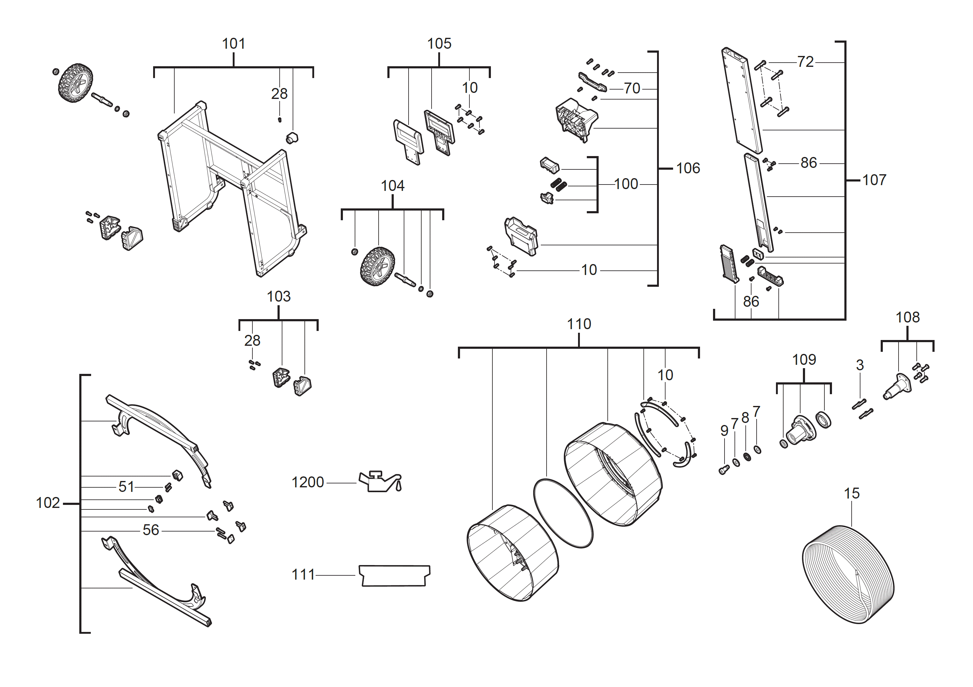 Spare Parts Diagram