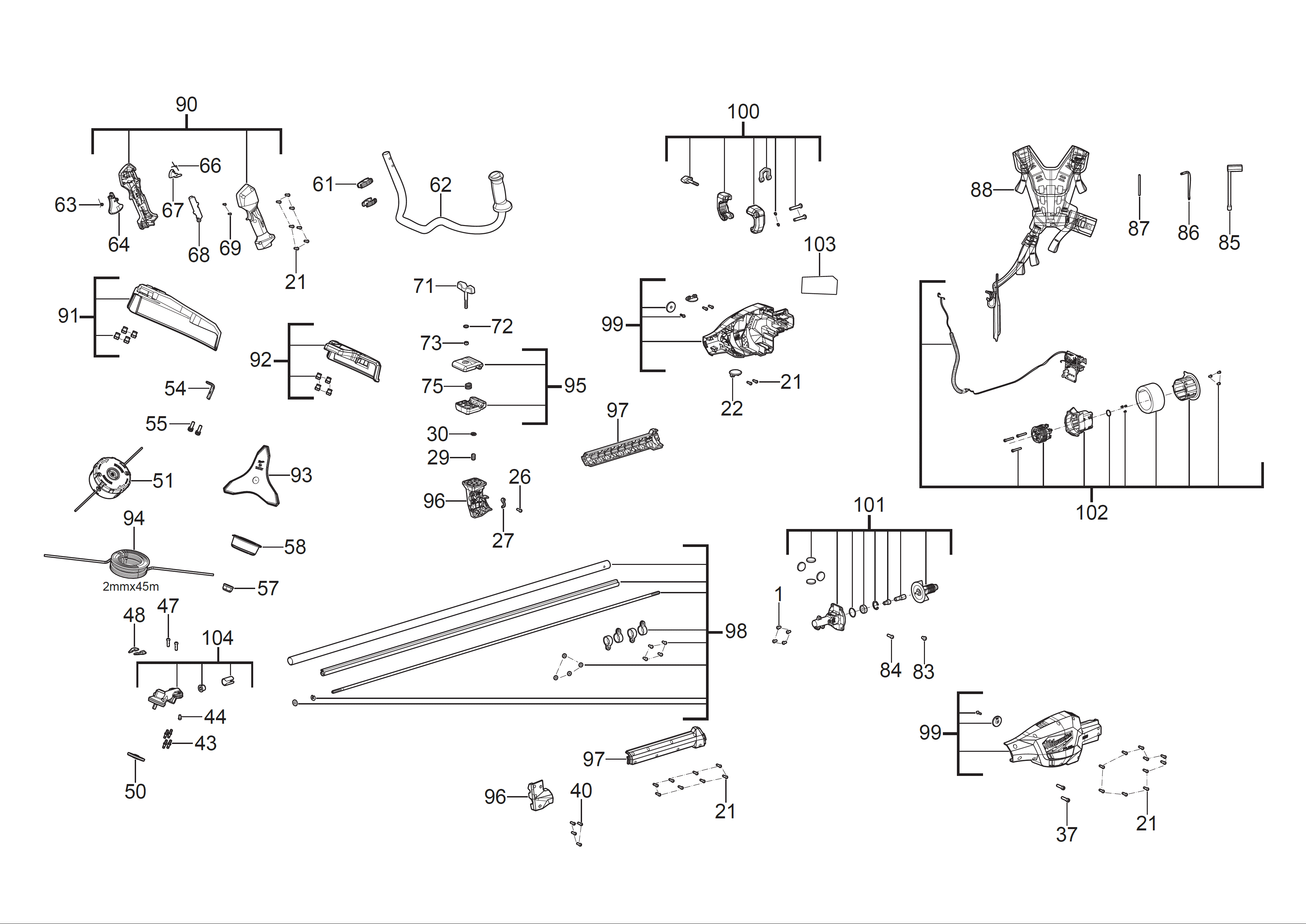 Spare Parts Diagram