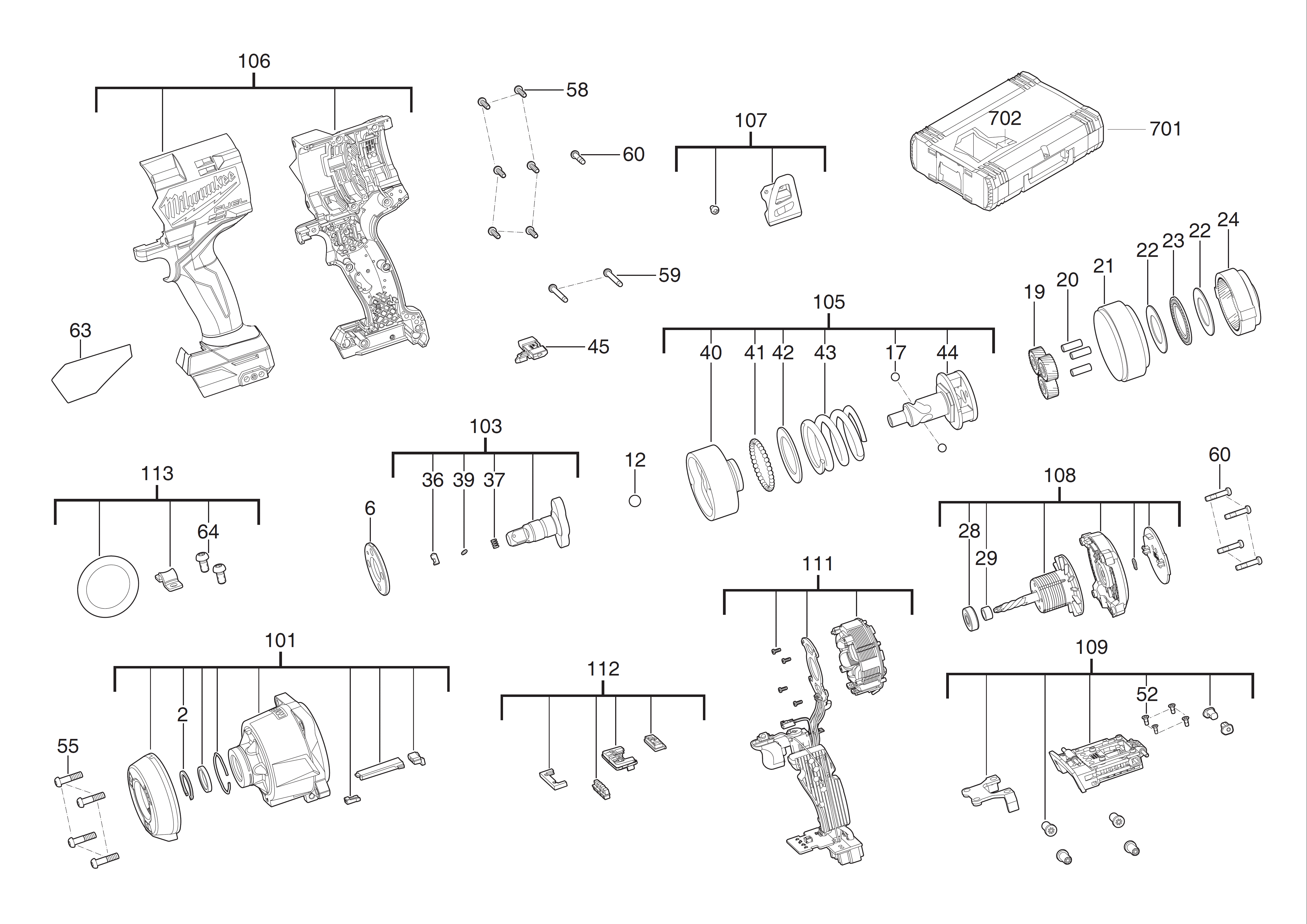 Spare Parts Diagram