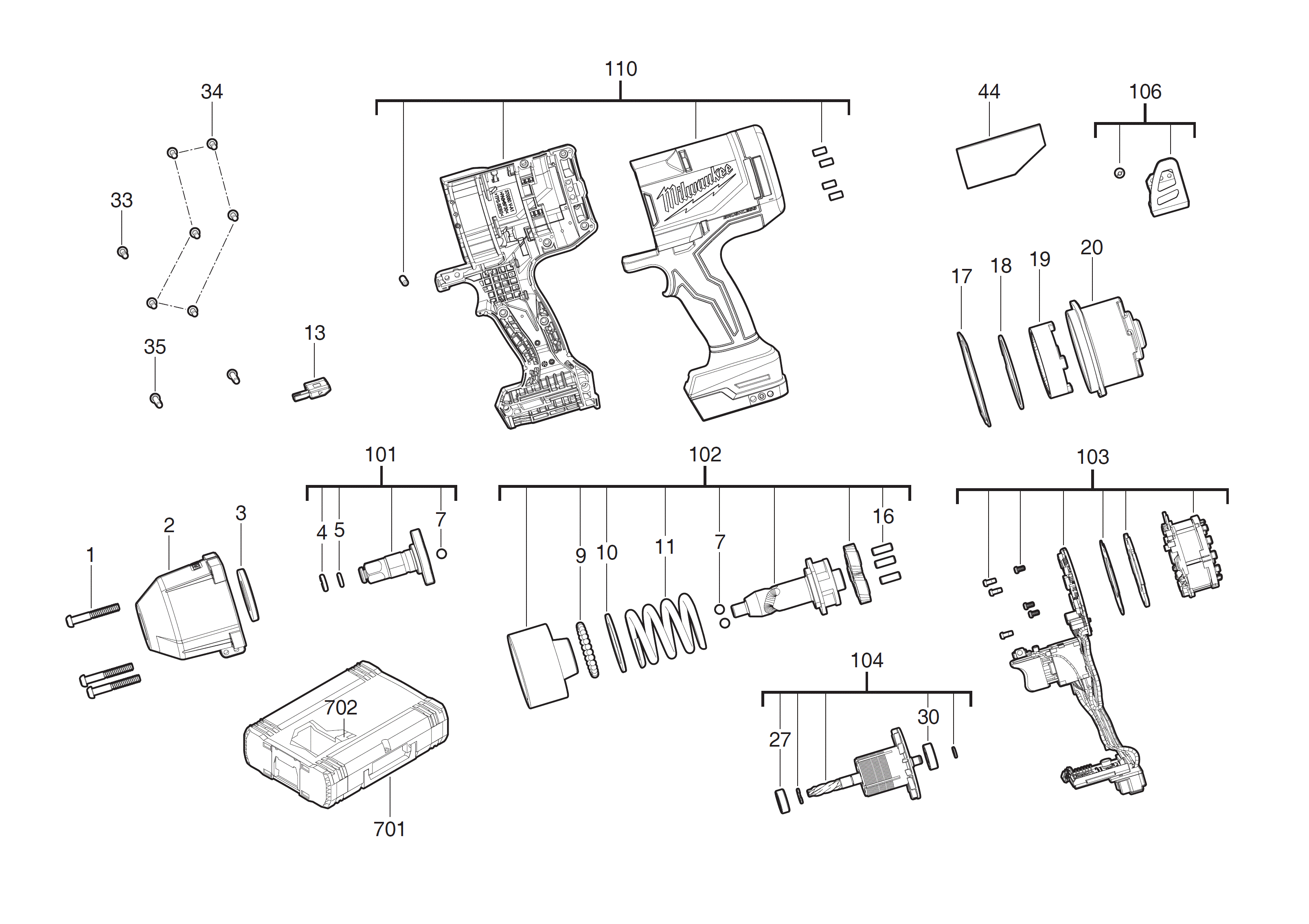 Spare Parts Diagram