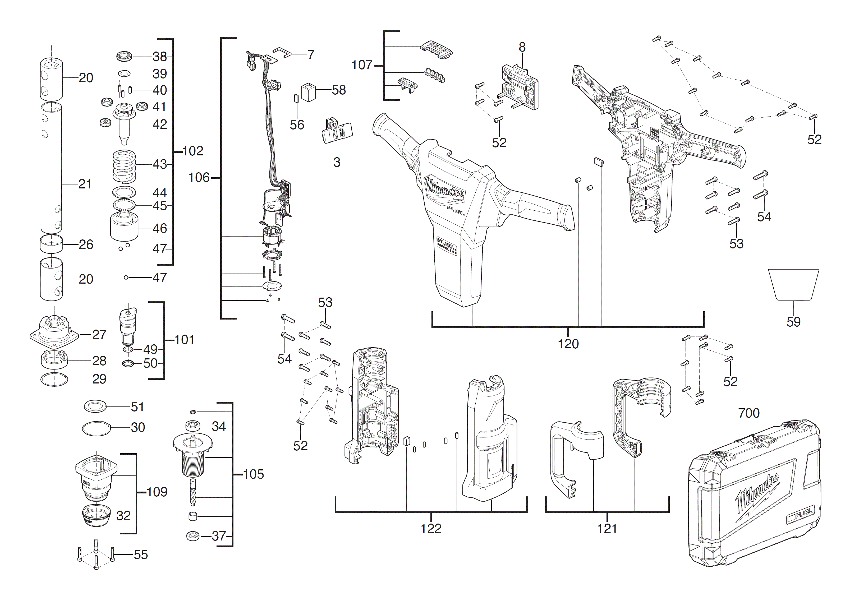 Spare Parts Diagram