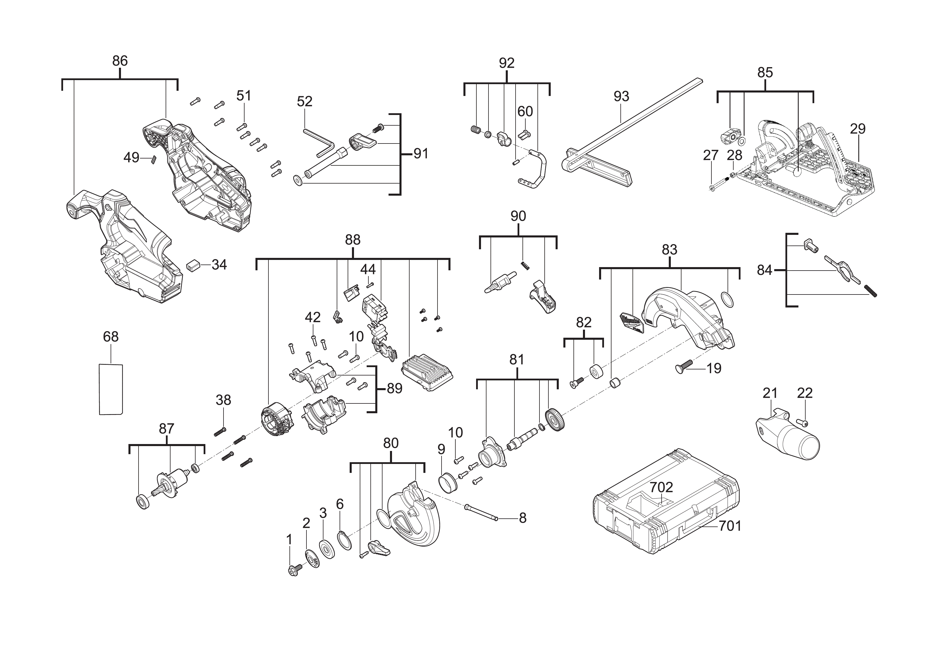 Spare Parts Diagram