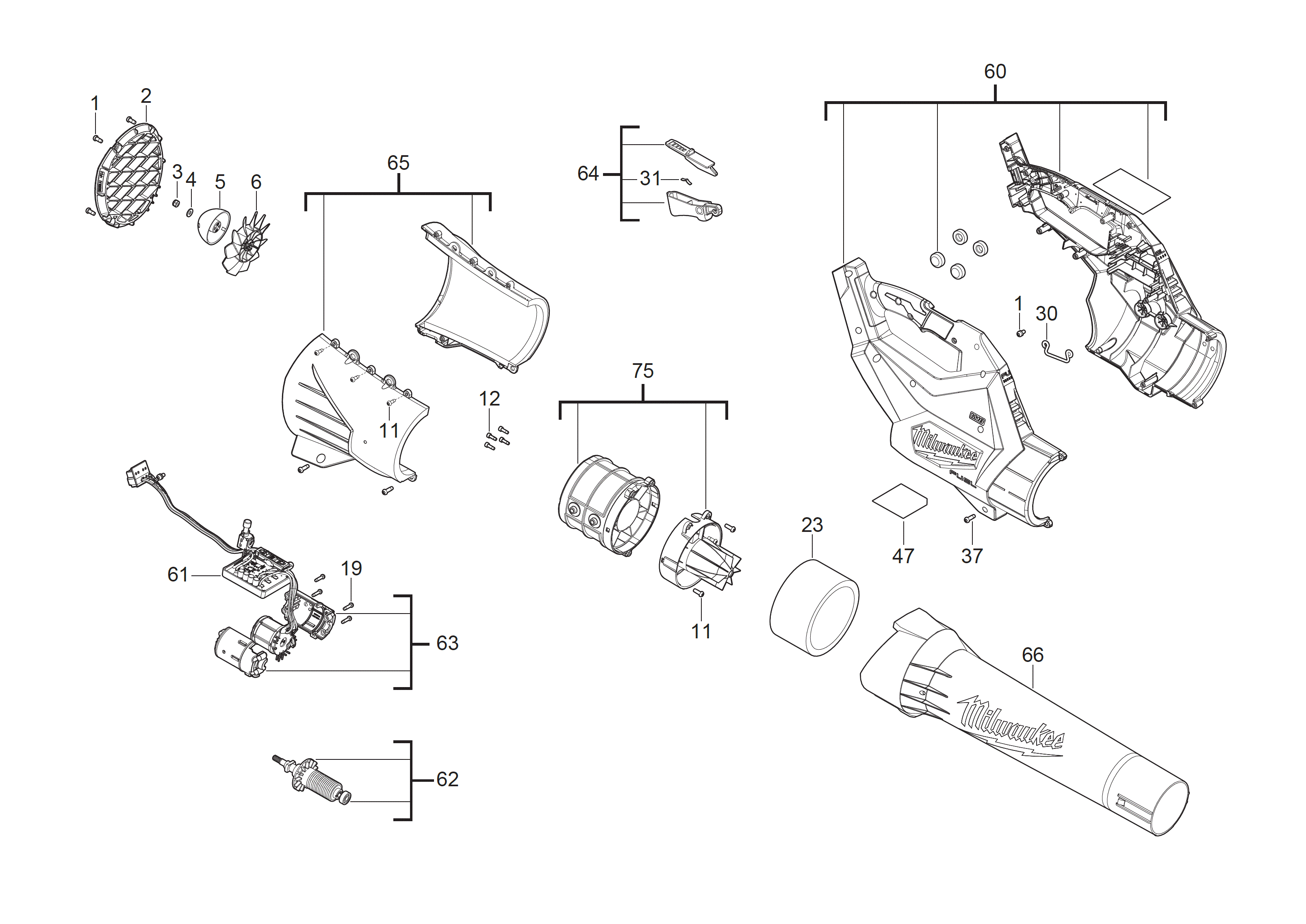Spare Parts Diagram