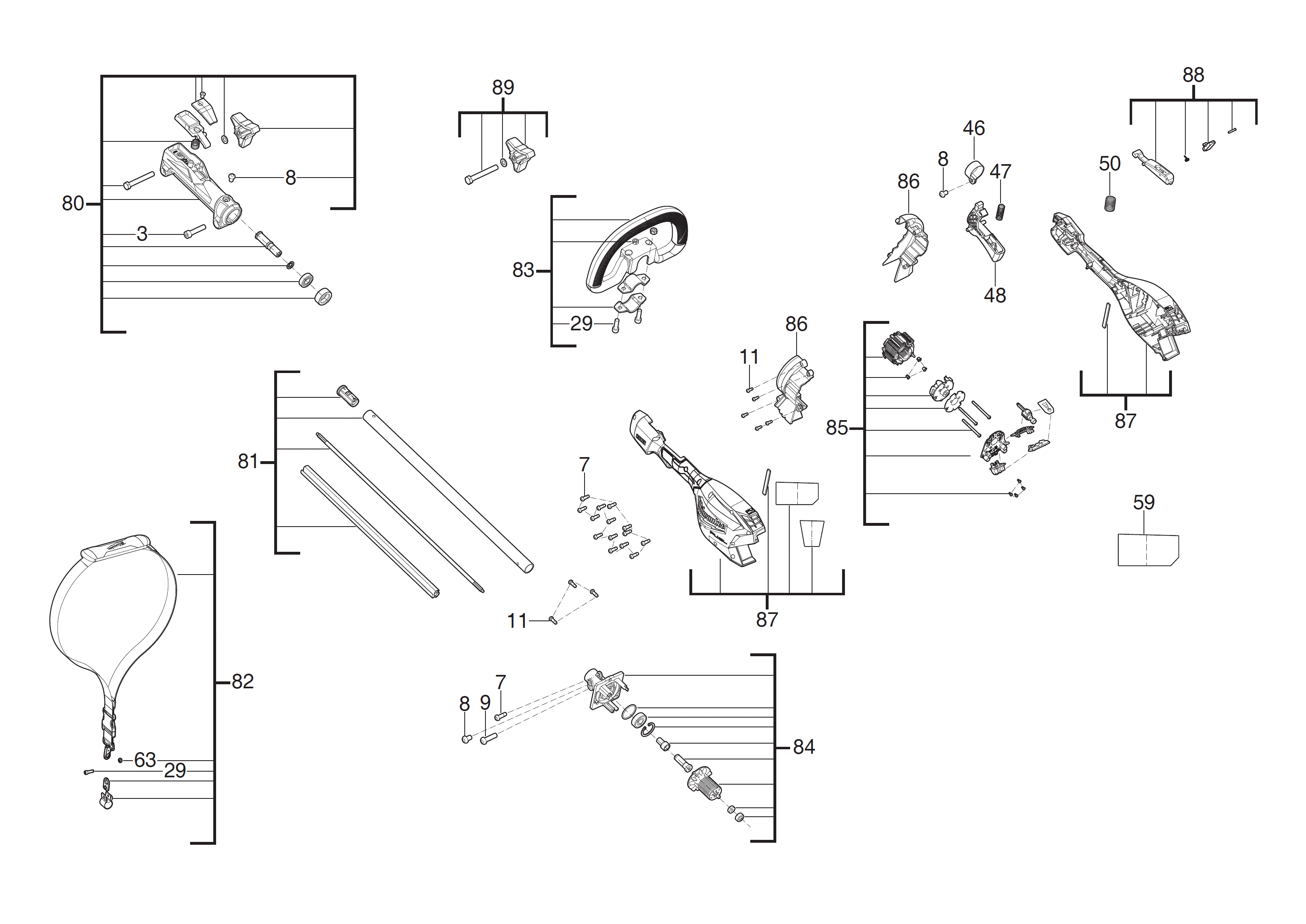 Spare Parts Diagram