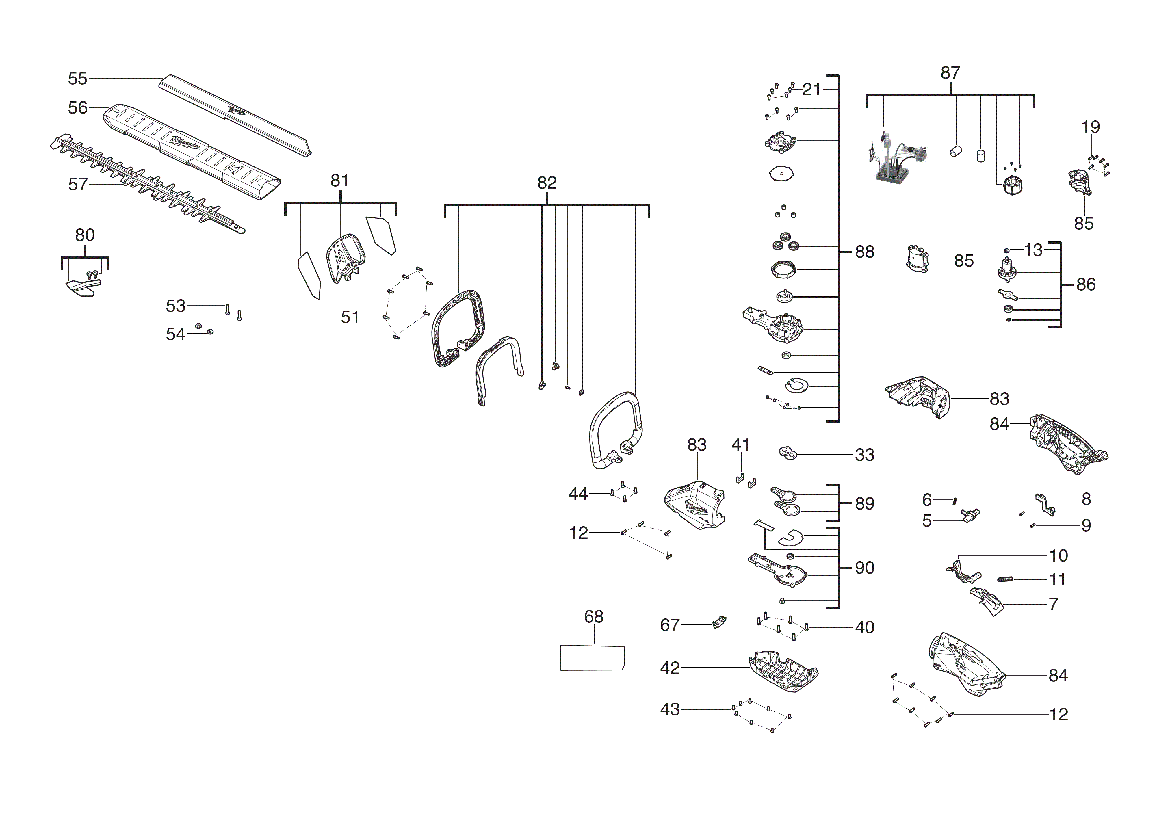 Spare Parts Diagram