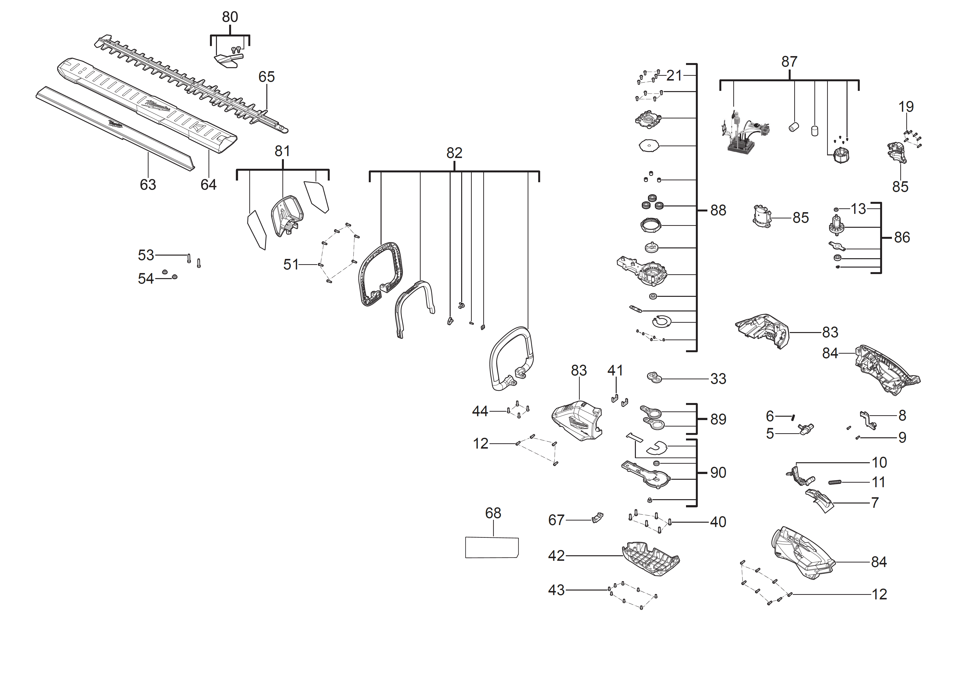 Spare Parts Diagram