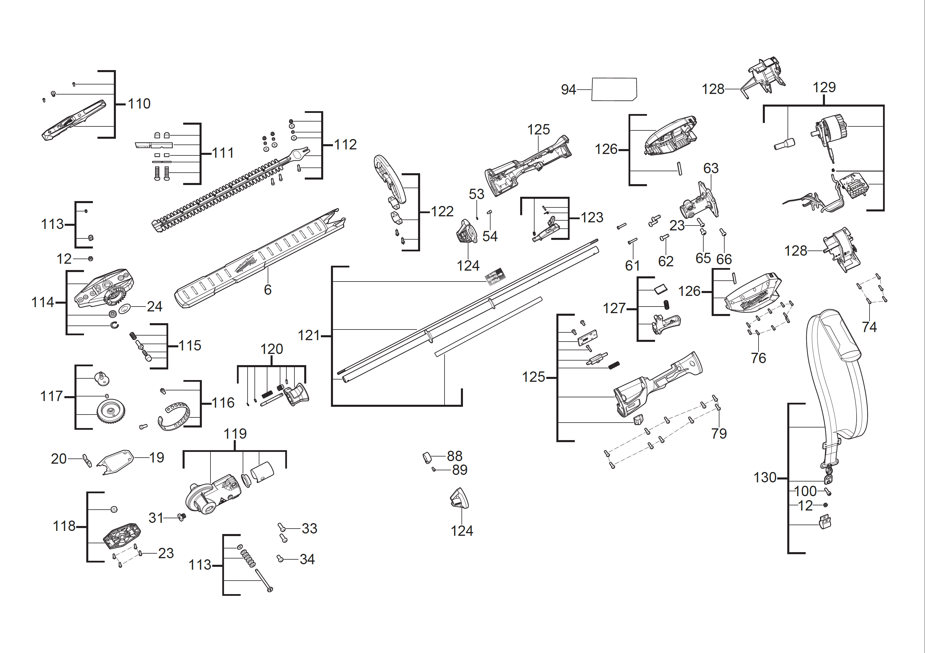 Spare Parts Diagram