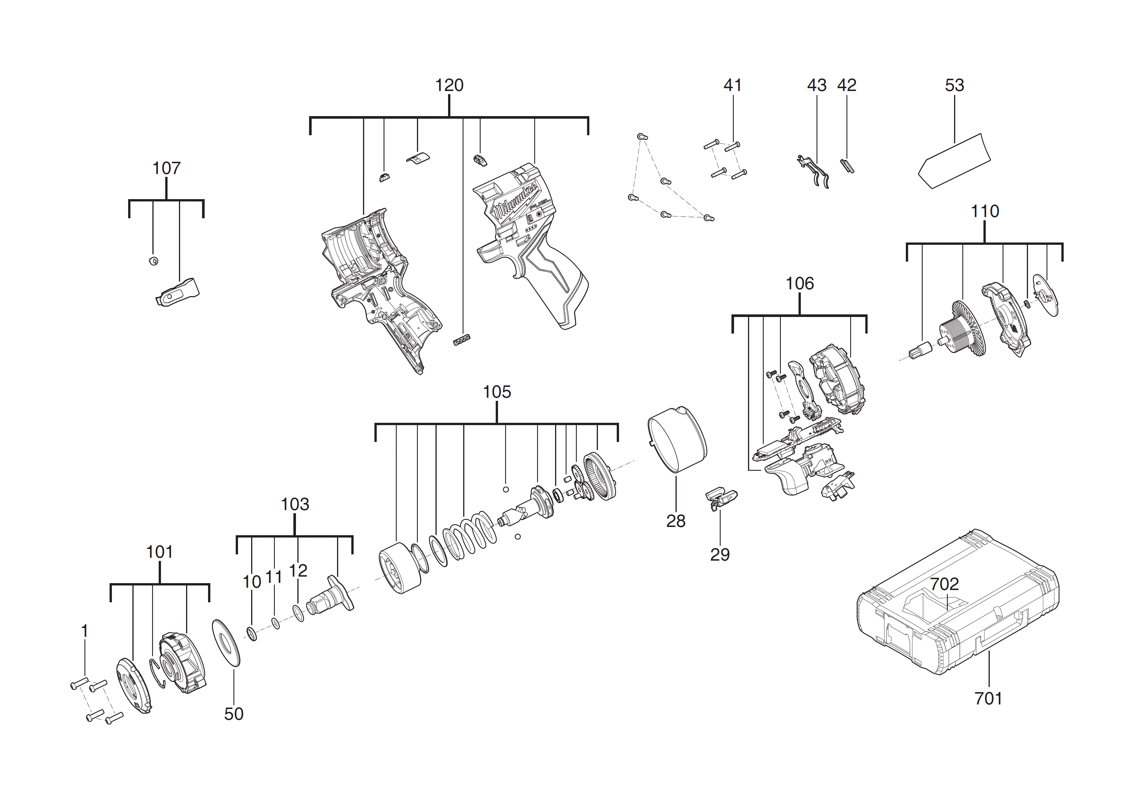 Spare Parts Diagram