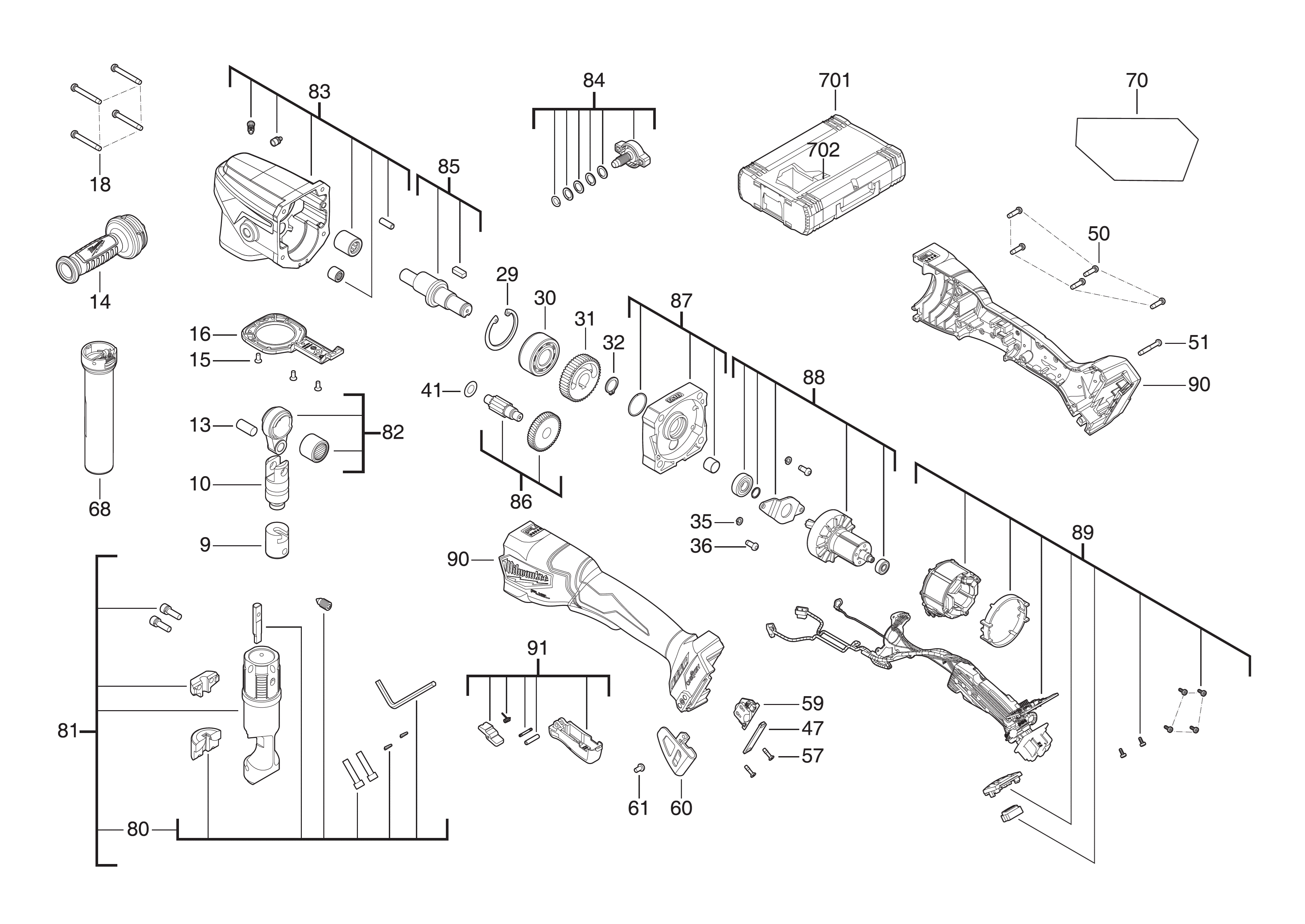 Spare Parts Diagram