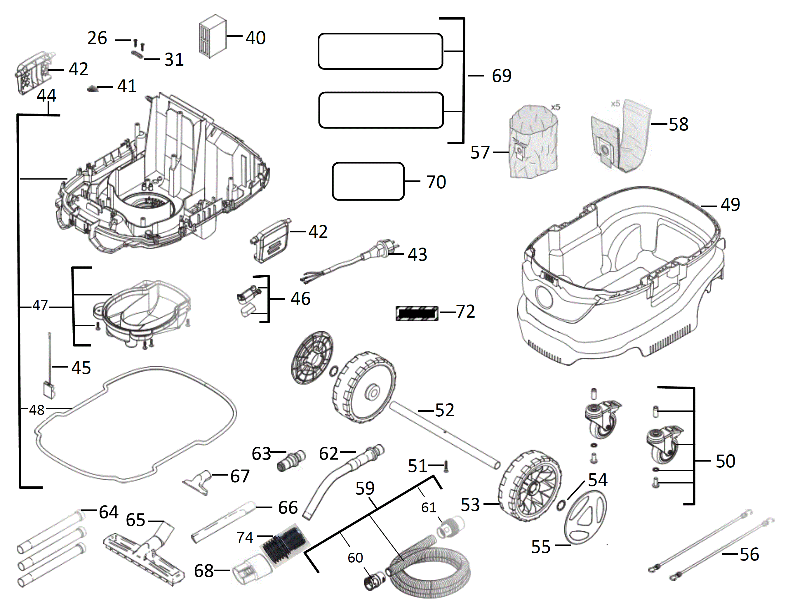 Spare Parts Diagram