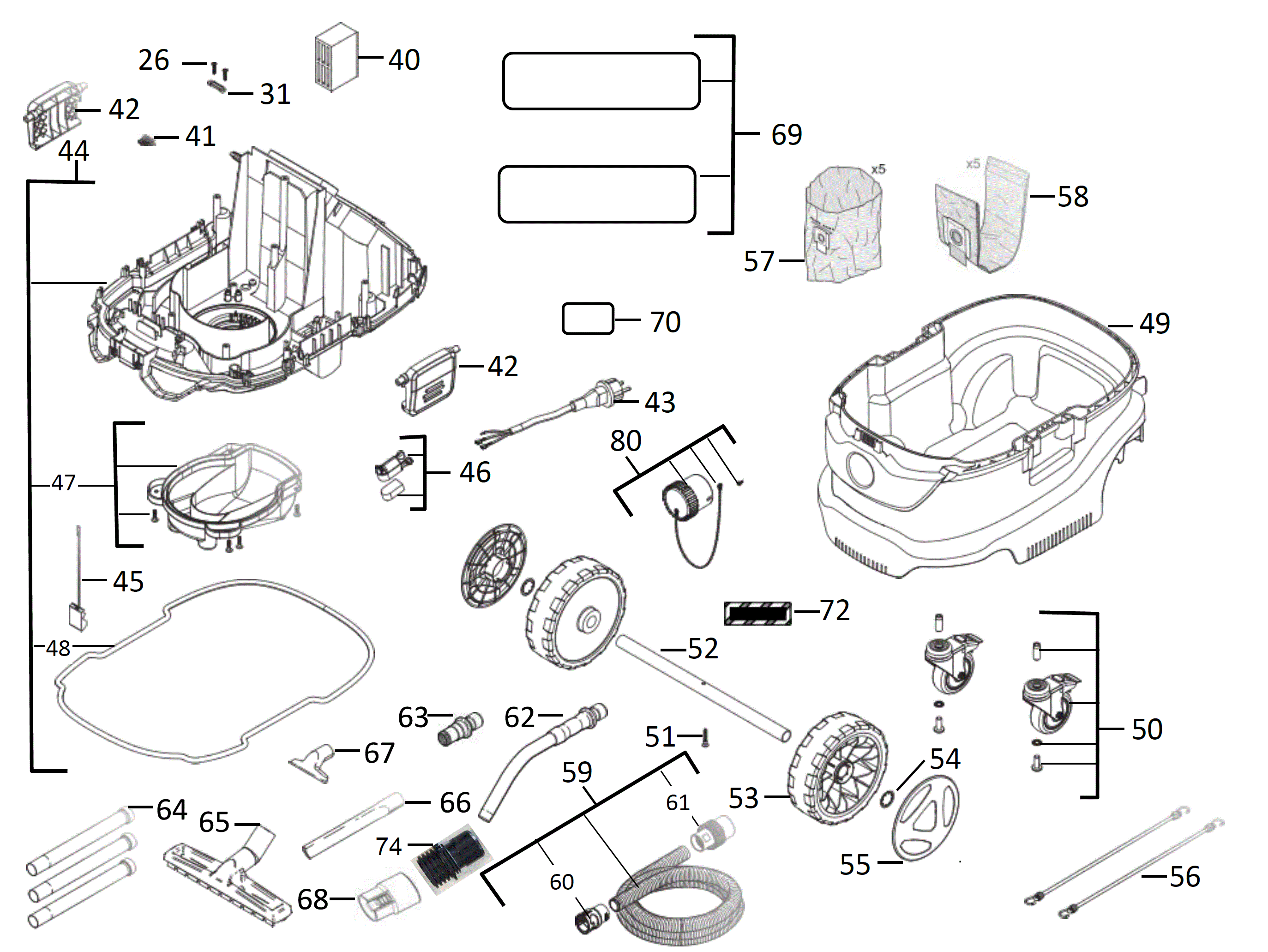 Spare Parts Diagram