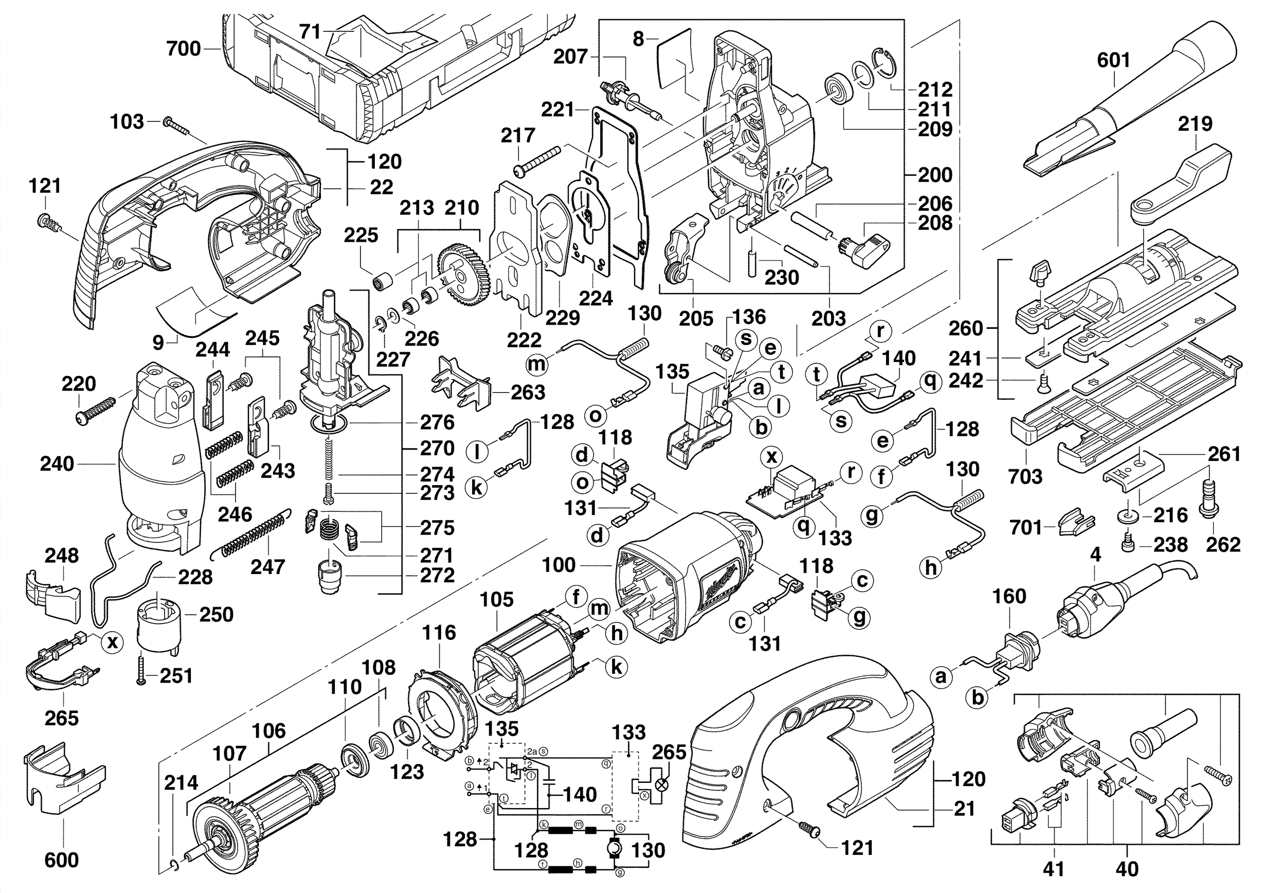 Spare Parts Diagram