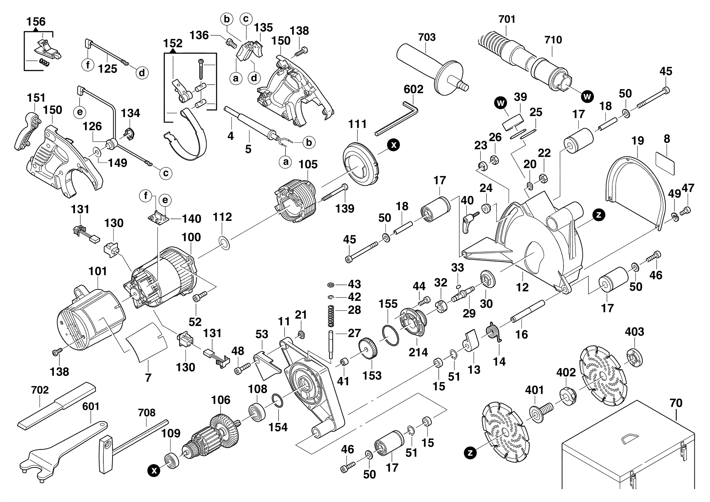 Spare Parts Diagram