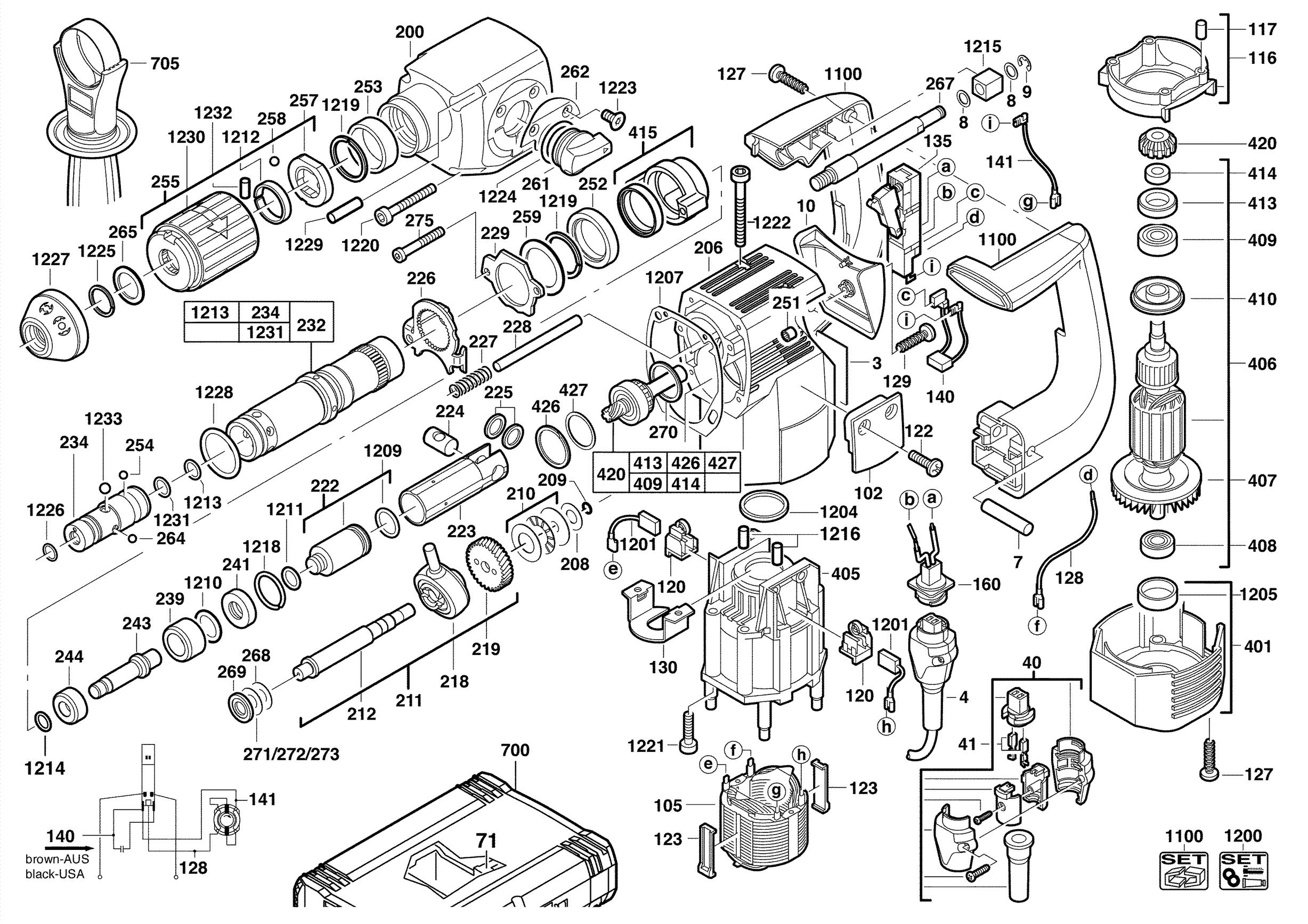 Spare Parts Diagram