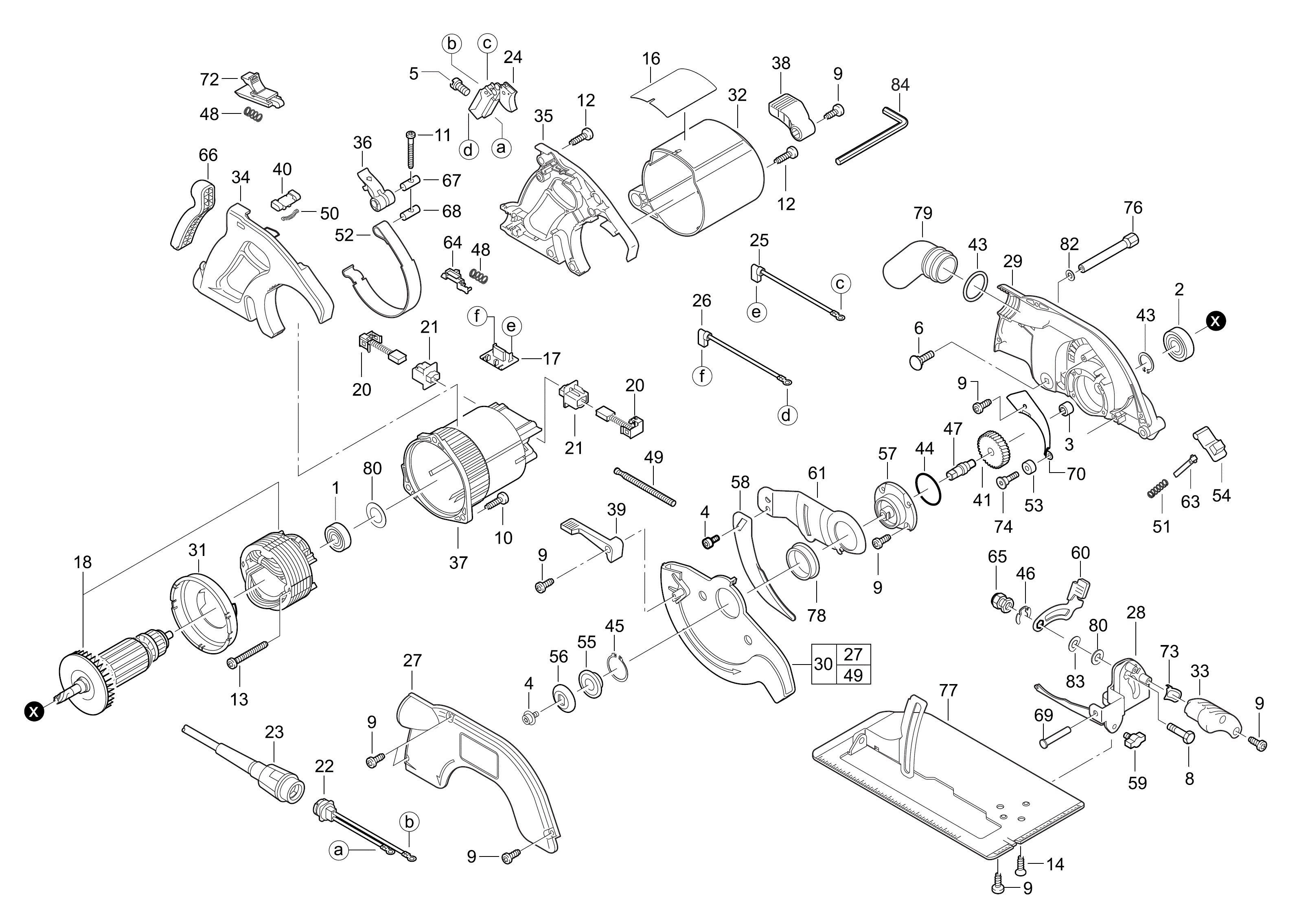 Spare Parts Diagram