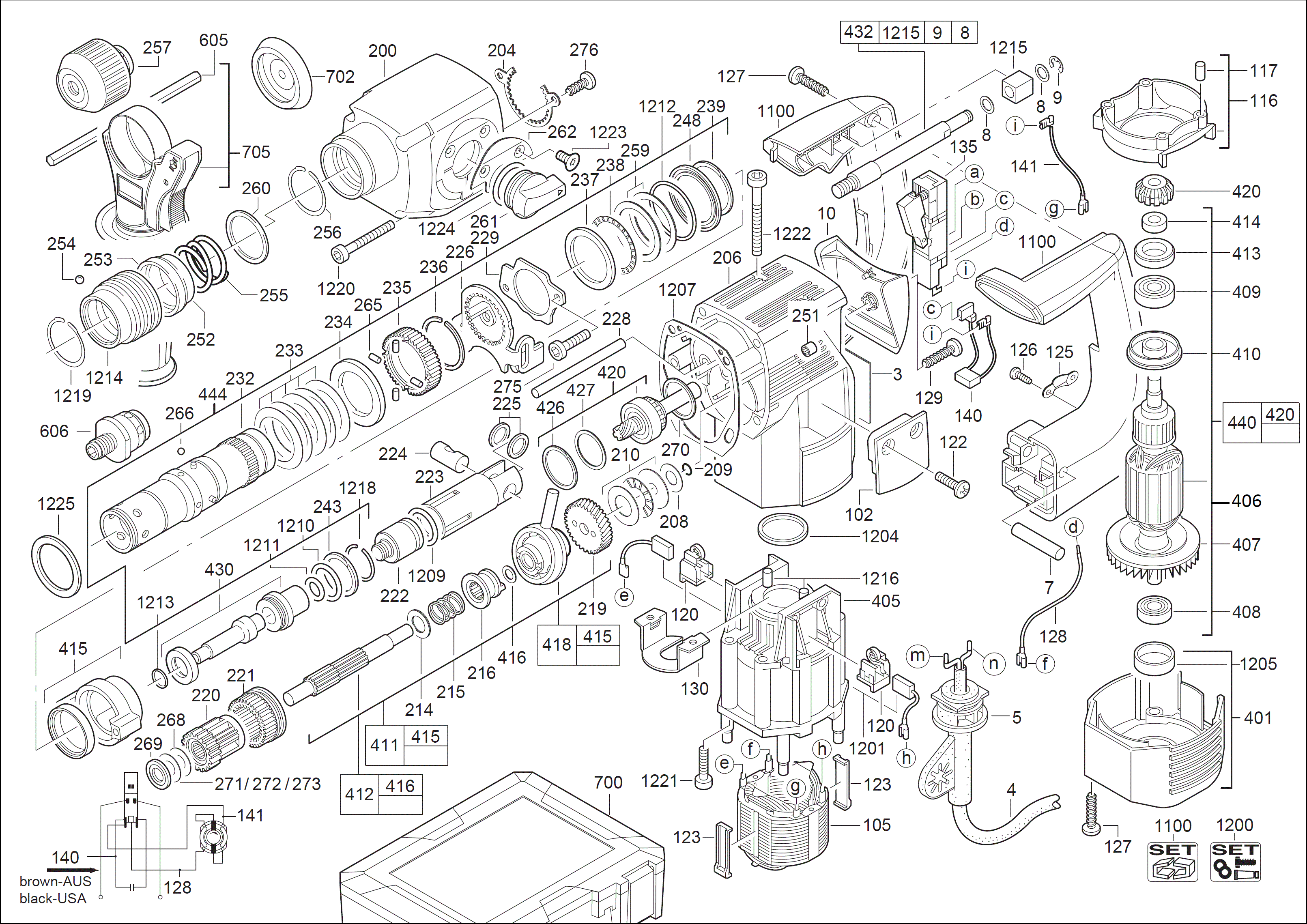 Spare Parts Diagram
