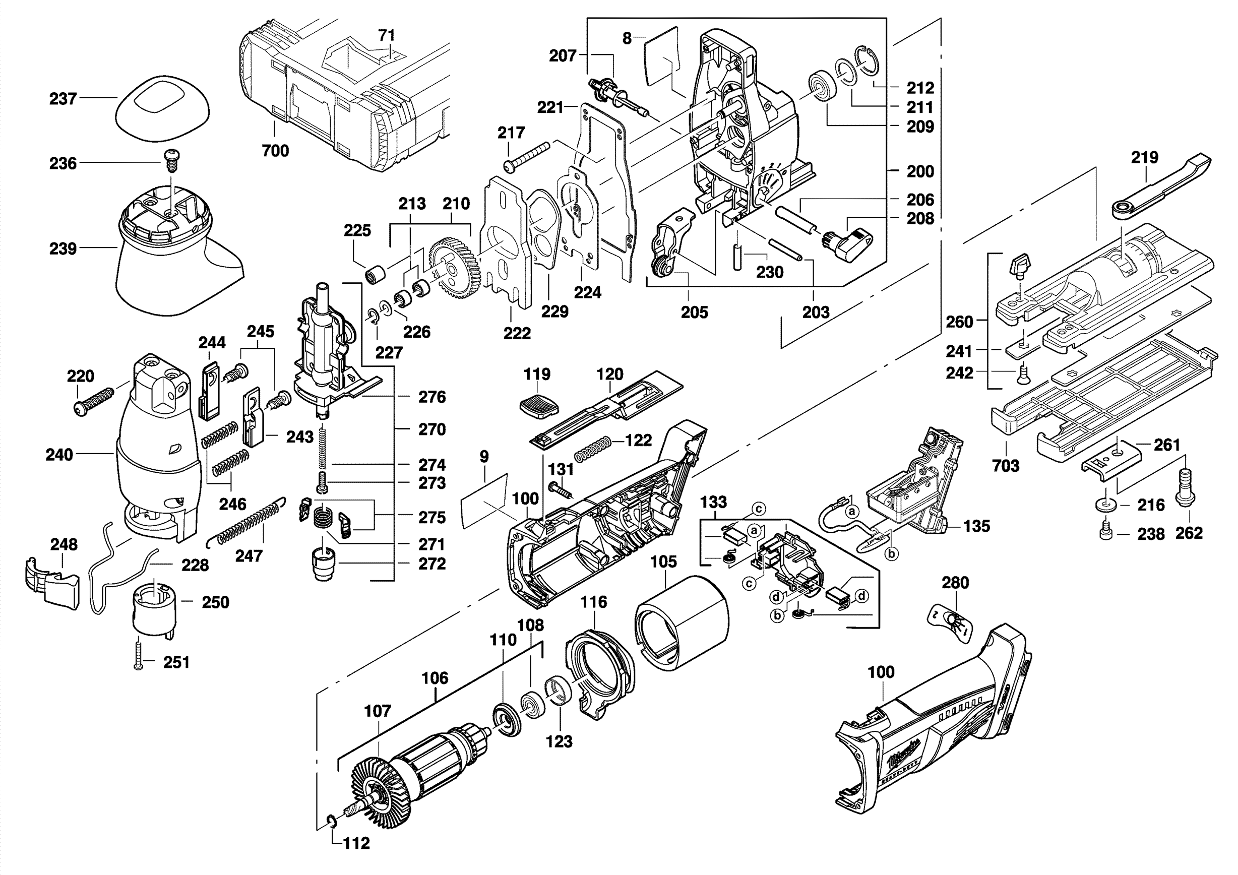 Spare Parts Diagram