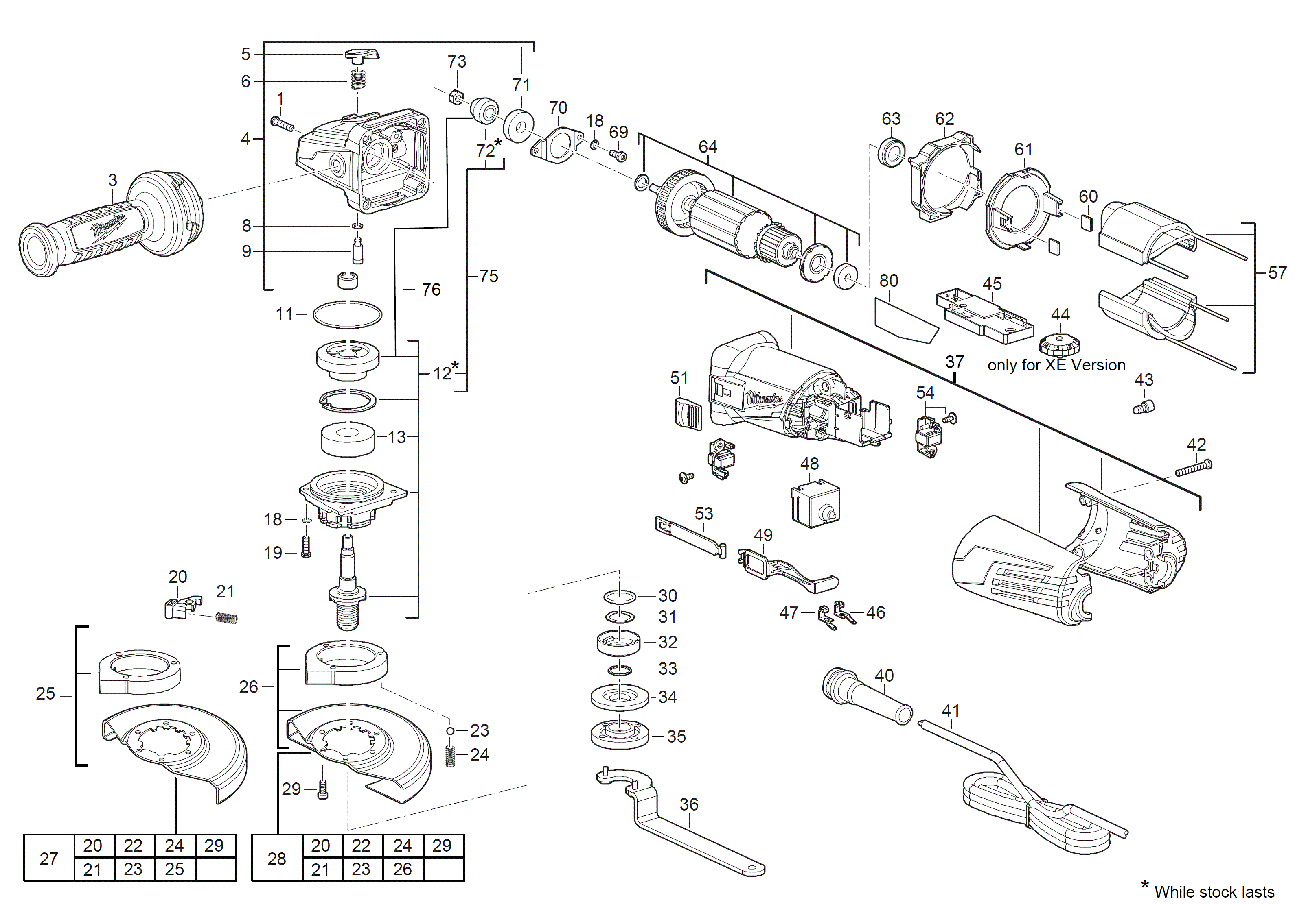 Spare Parts Diagram