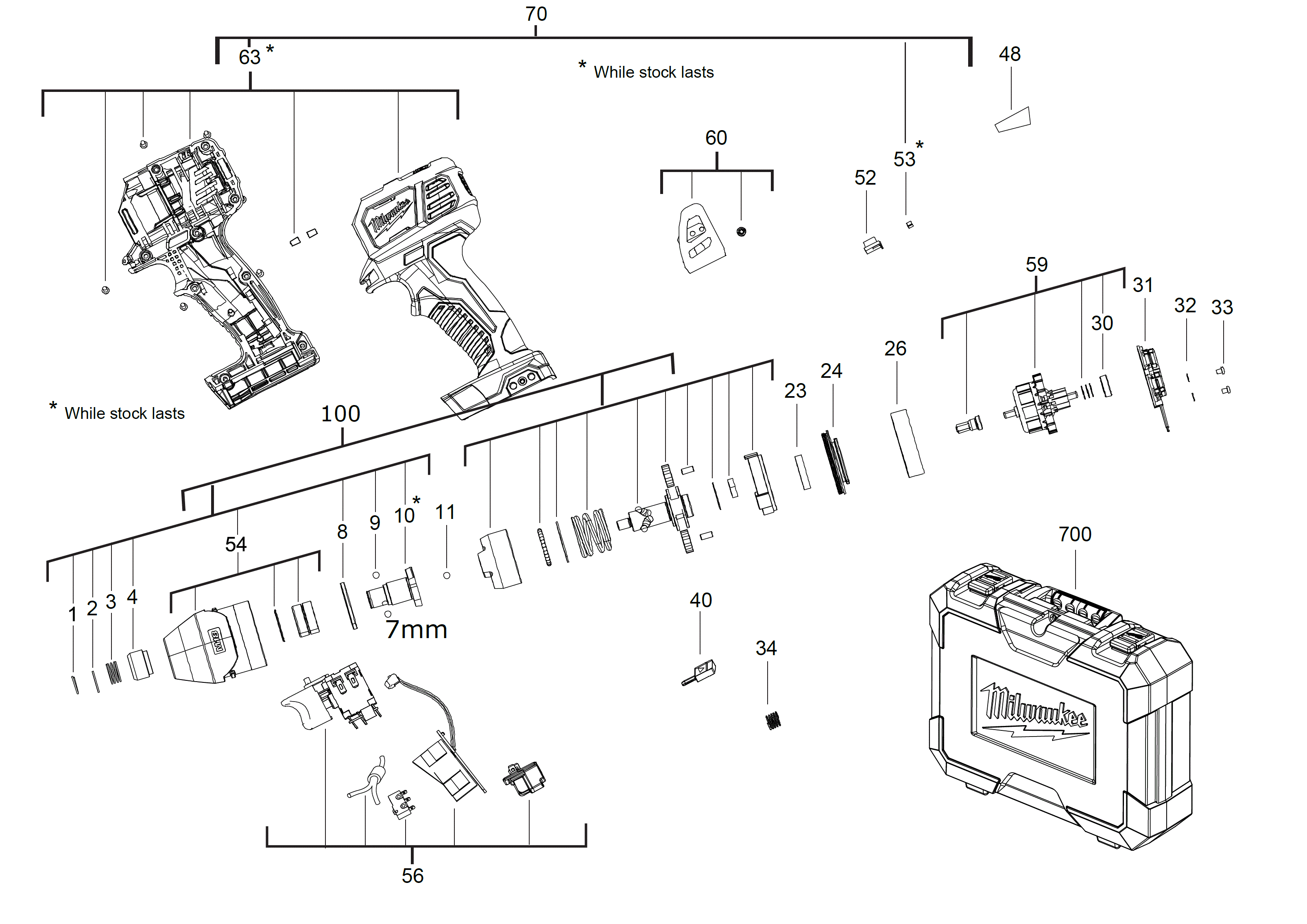 Spare Parts Diagram