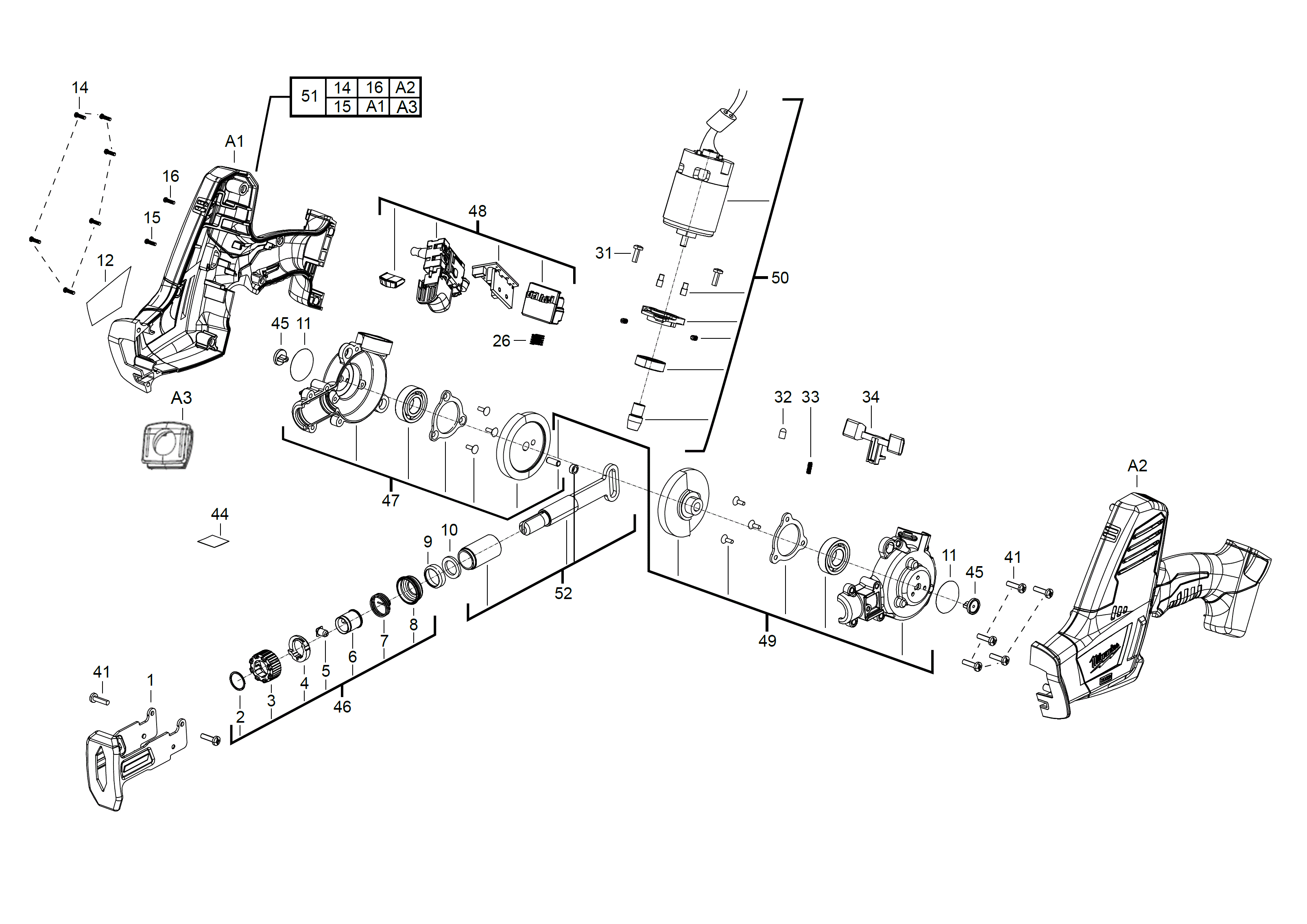 Spare Parts Diagram