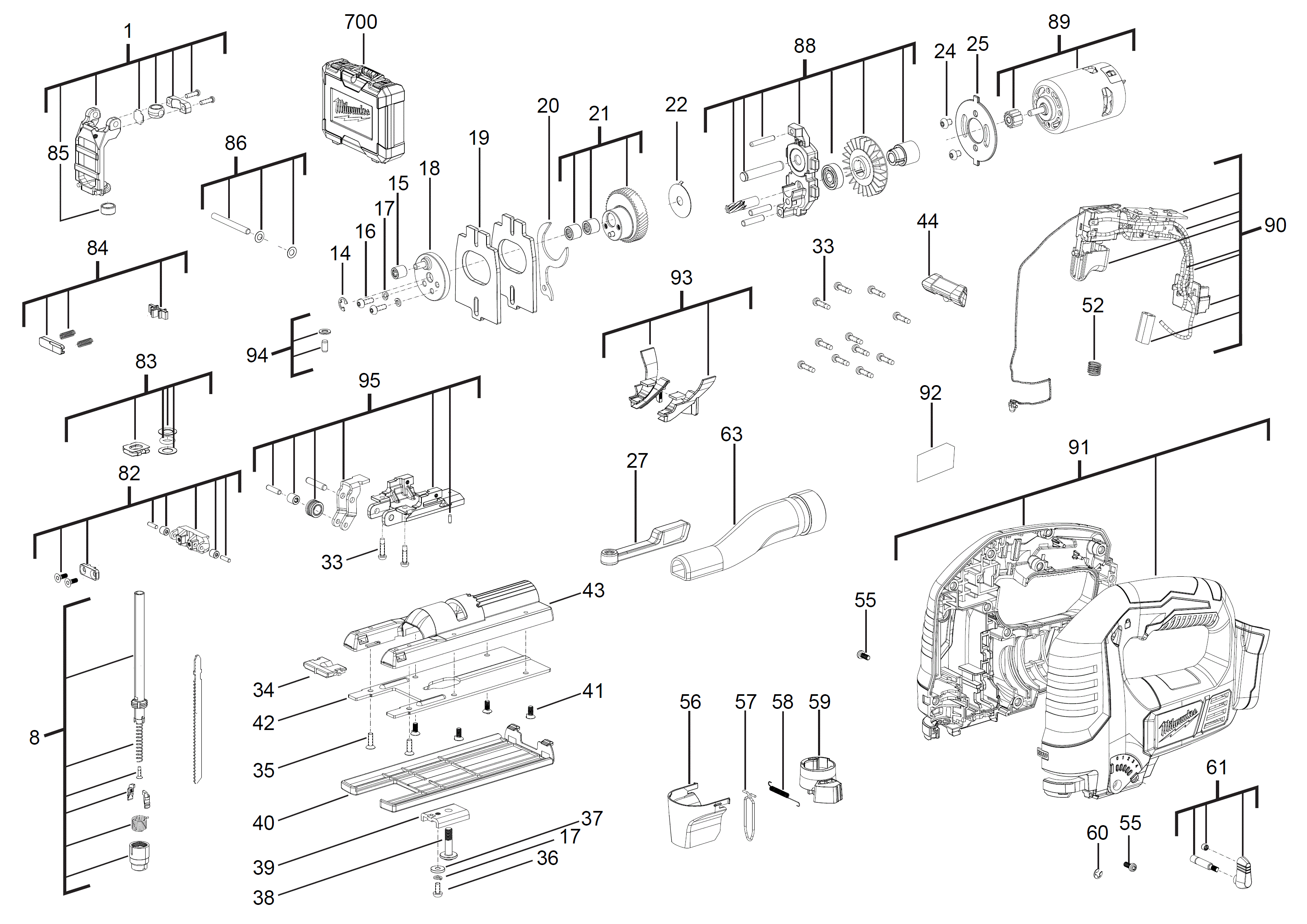 Spare Parts Diagram