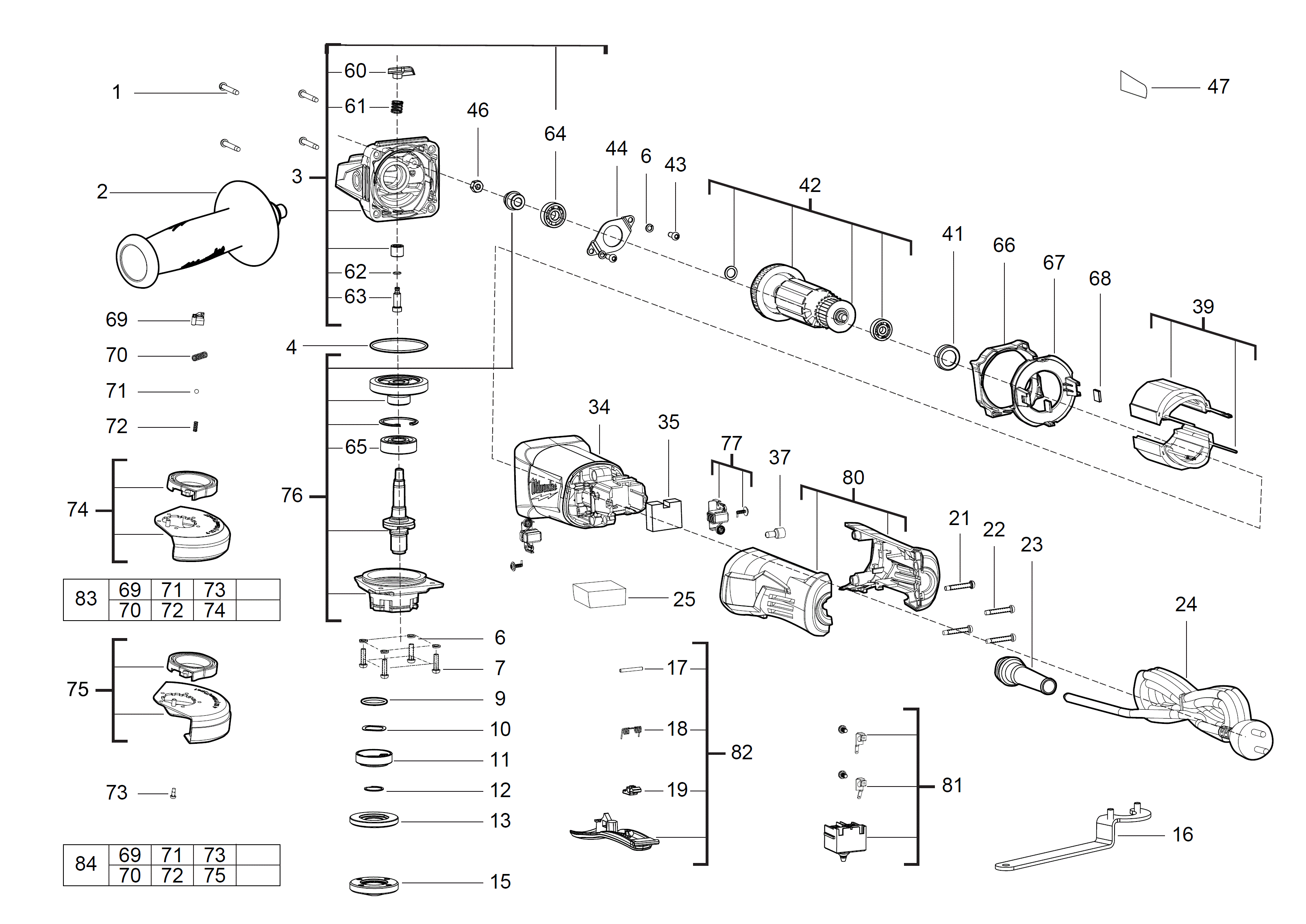 Spare Parts Diagram