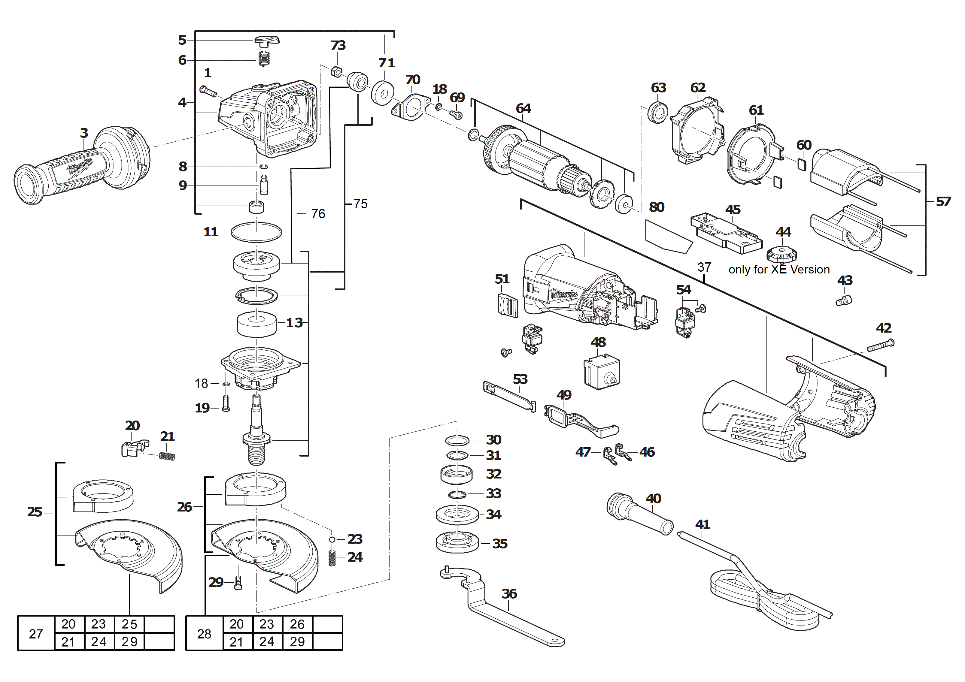 Spare Parts Diagram