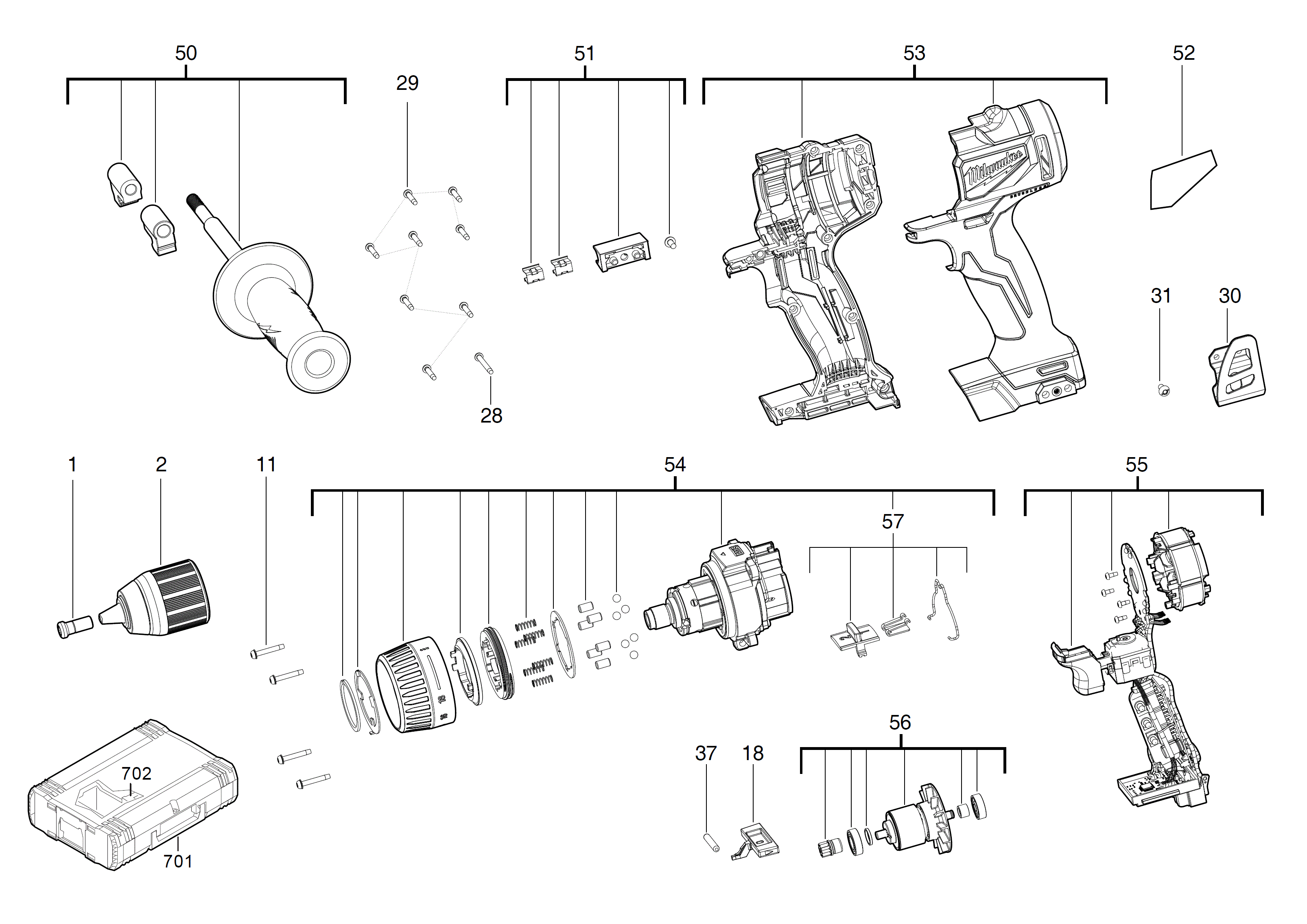 Spare Parts Diagram