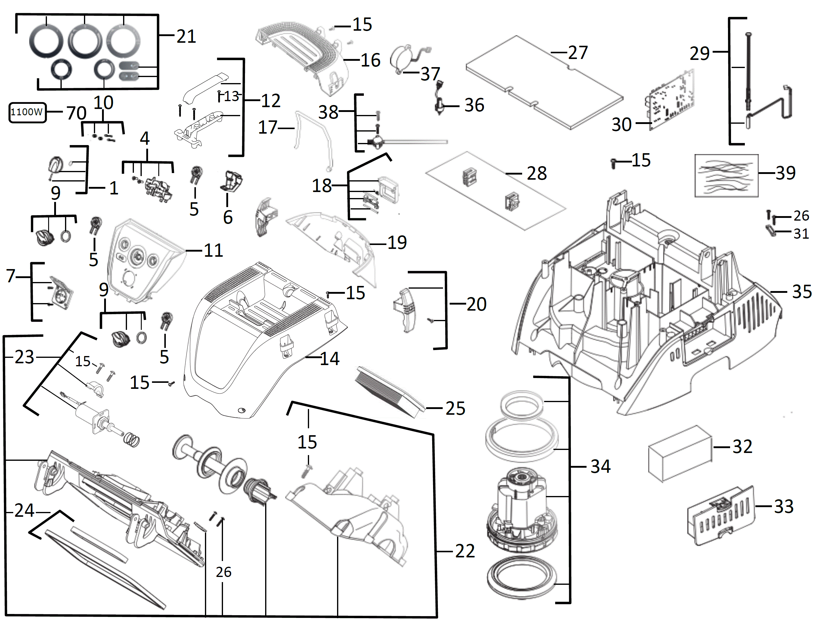 Spare Parts Diagram