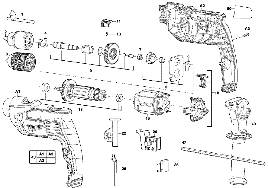 Spare Parts Diagram